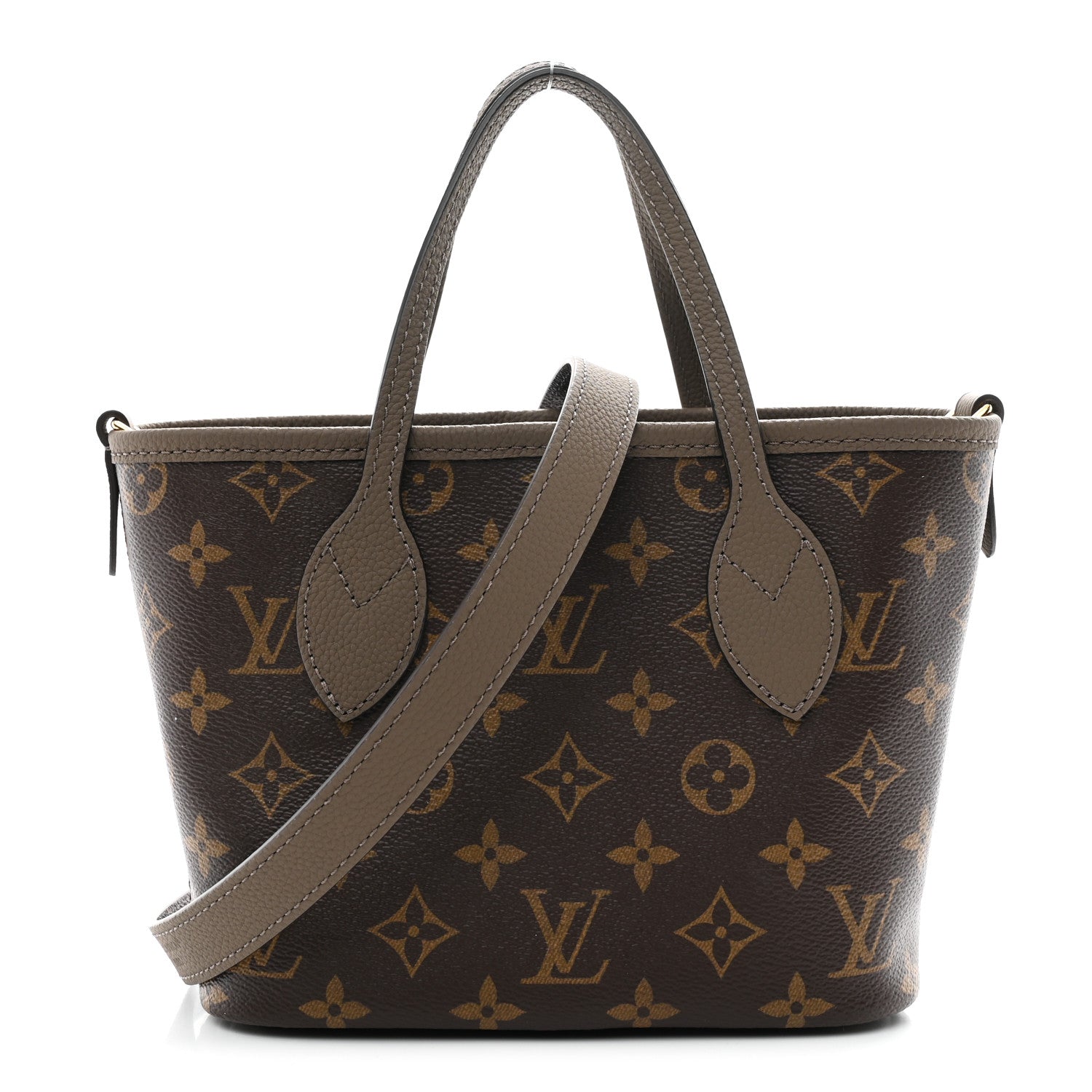 Monogram Neverfull Inside Out Bandouliere BB Dark Fango