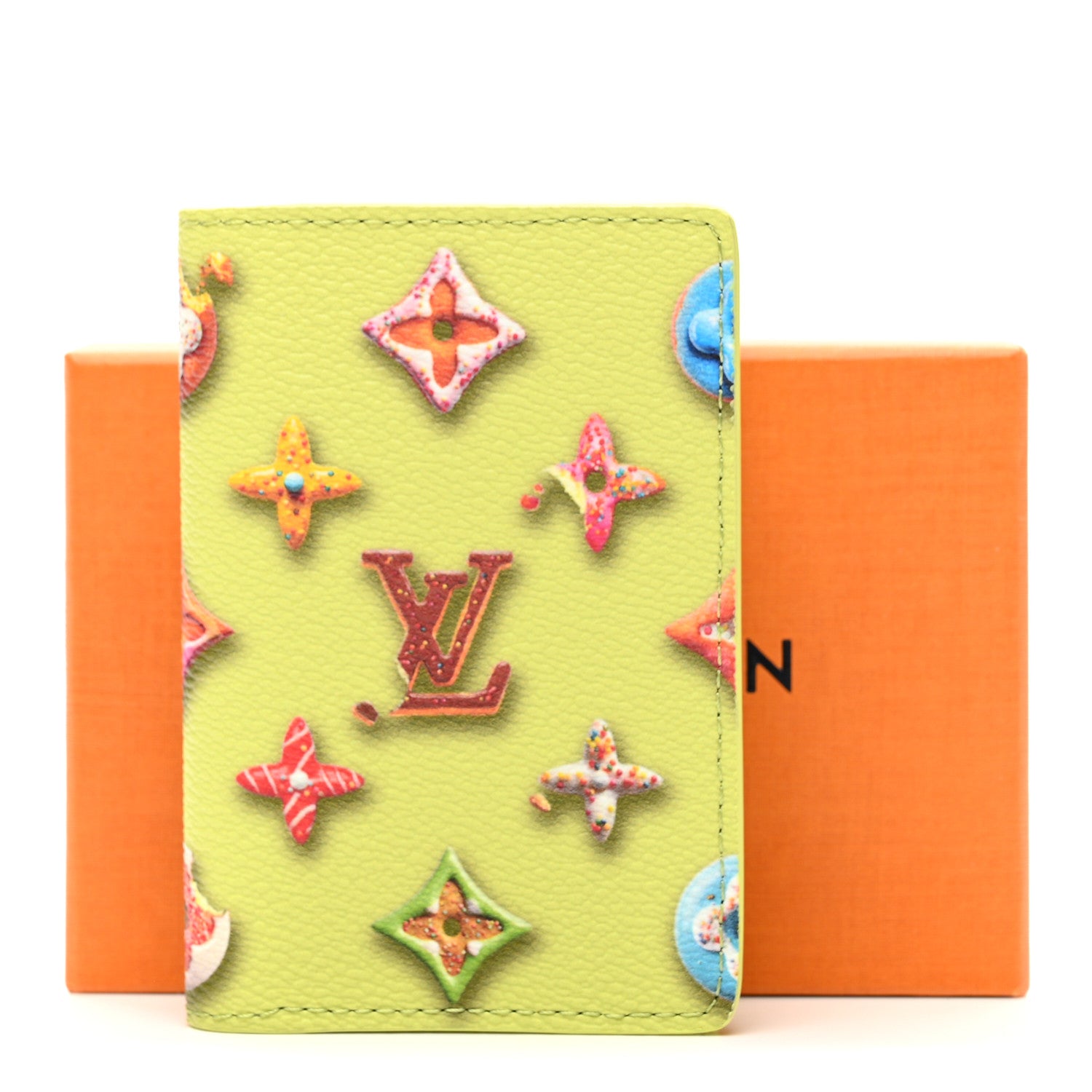 Monogram Donut Pocket Organizer  Pistachio
