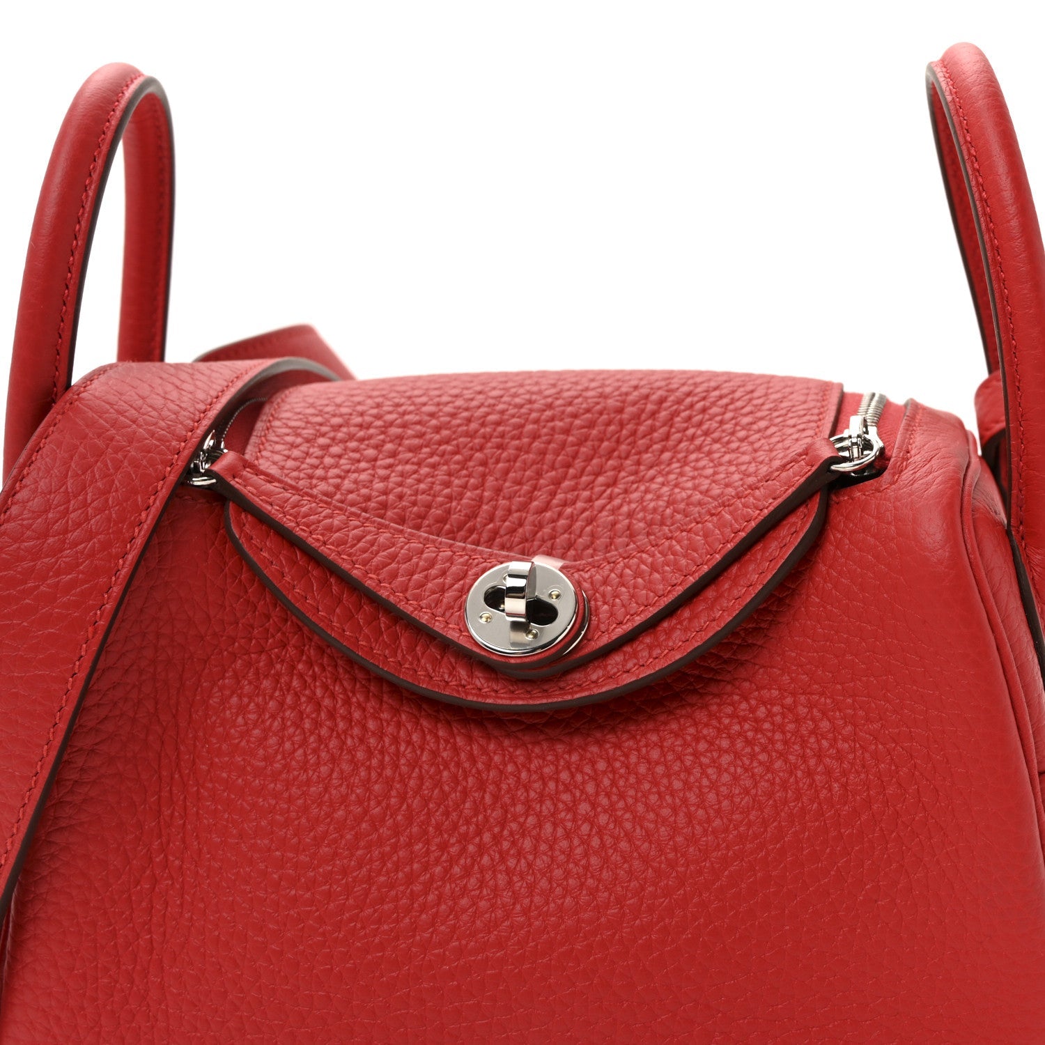 Taurillon Clemence Mini Lindy 20 Rouge Radieux