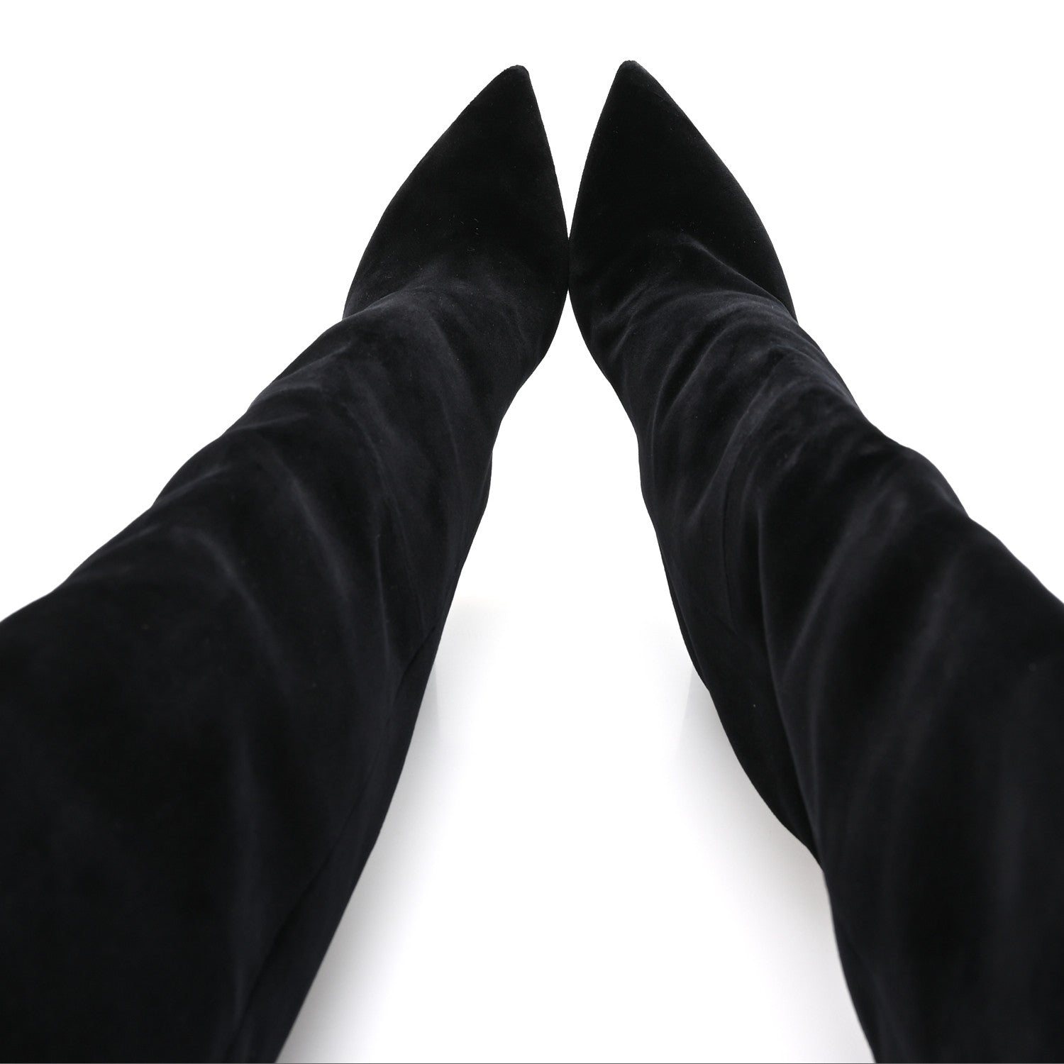 Velvet Niki 105 Thigh High Boots 37.5 Black