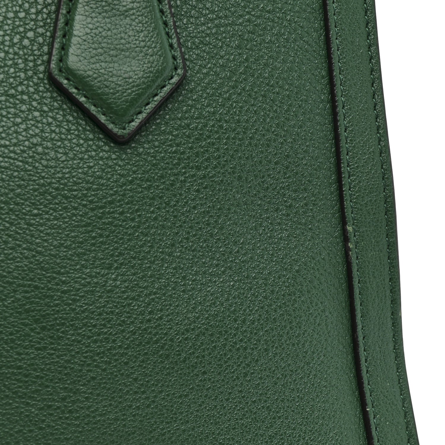 Wonka Grain Calfskin Small Diana Tote Bag Green Yellow Fluo