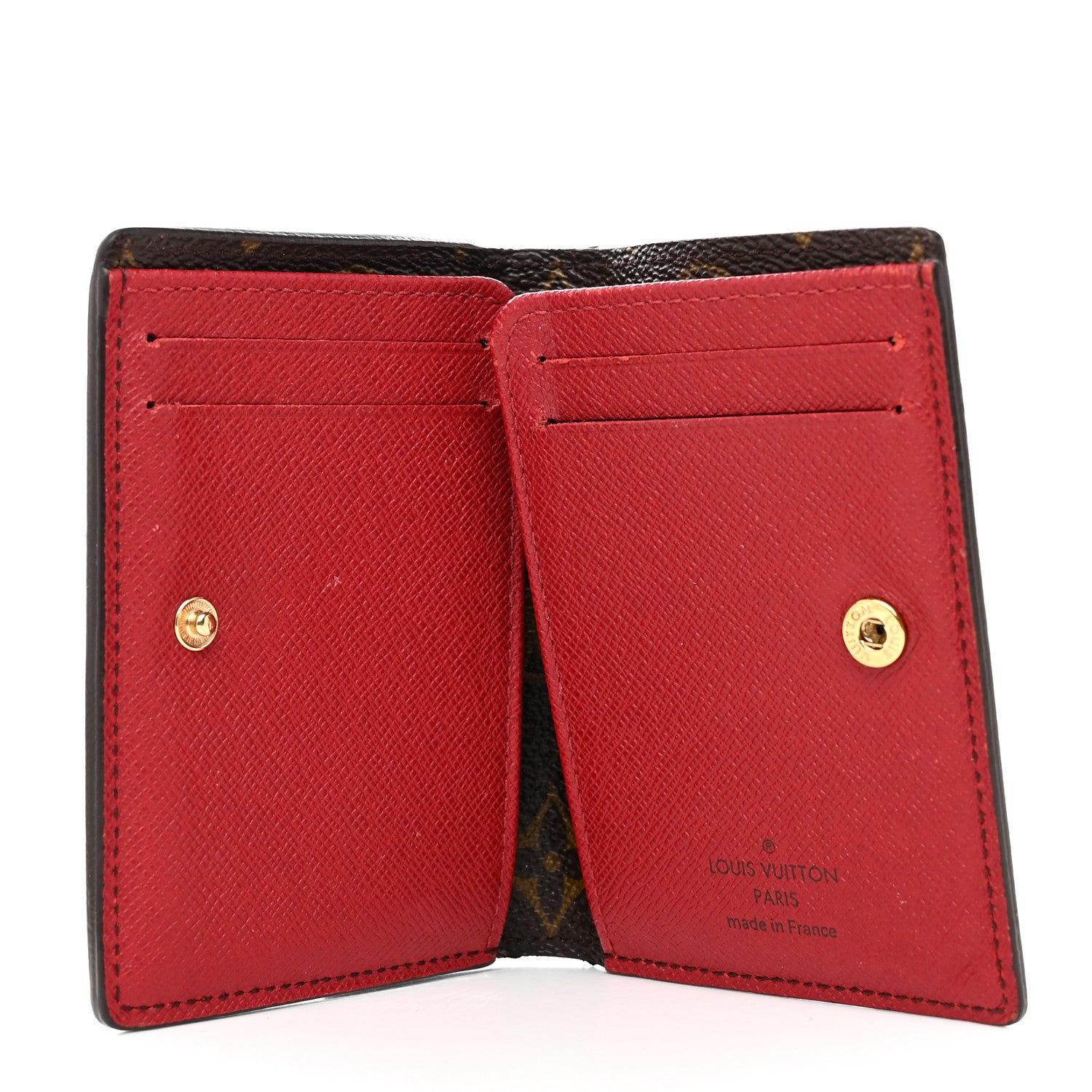 Monogram Compact Marie Wallet Rouge