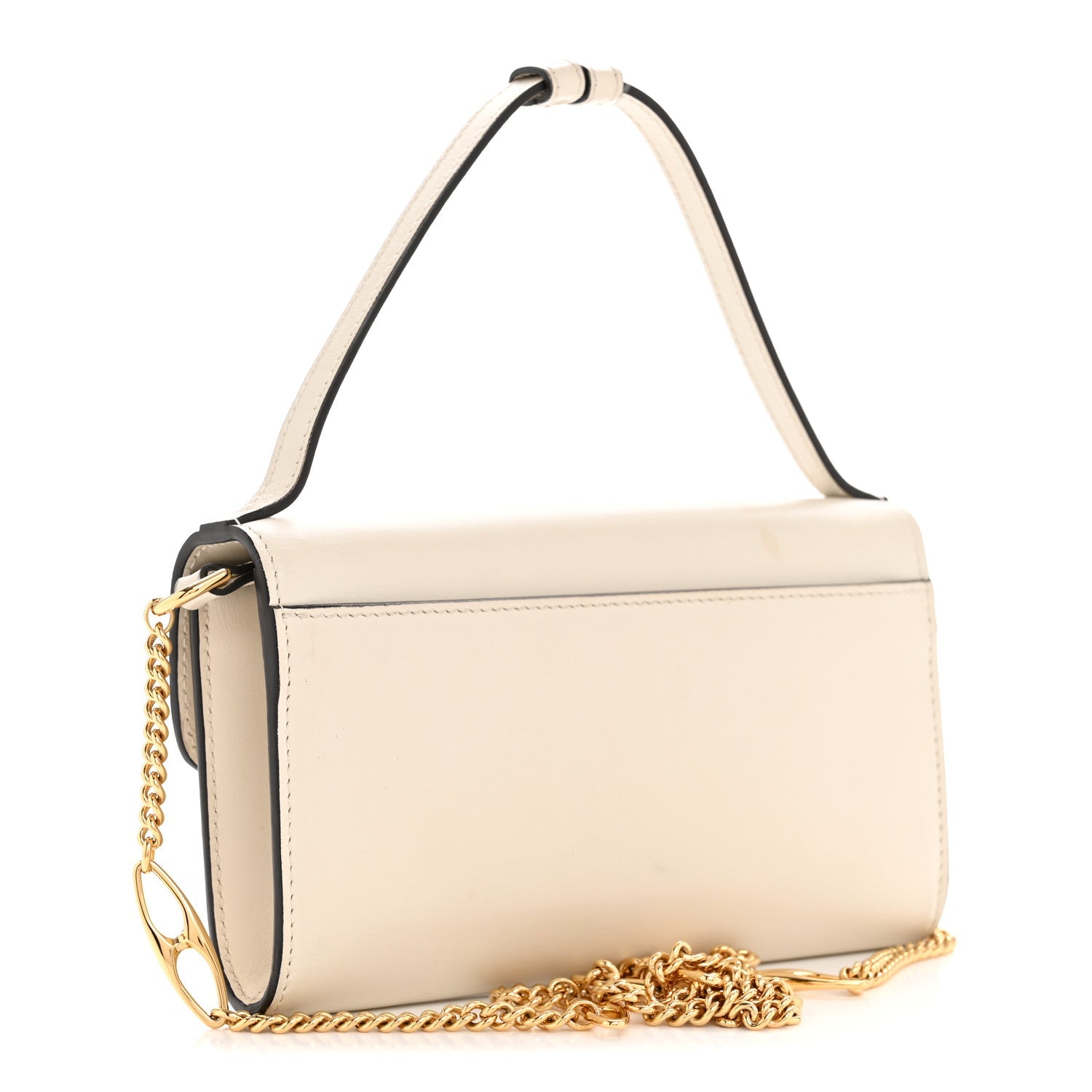 Smooth Calfskin Mini Zumi Shoulder Bag Mystic White