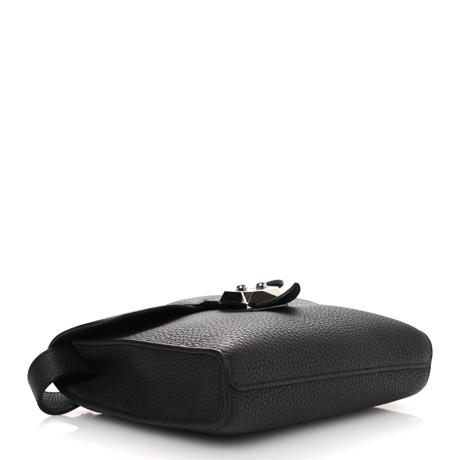 Togo Laque Sac A Depeches 21 Messenger Bag Black Bleu France