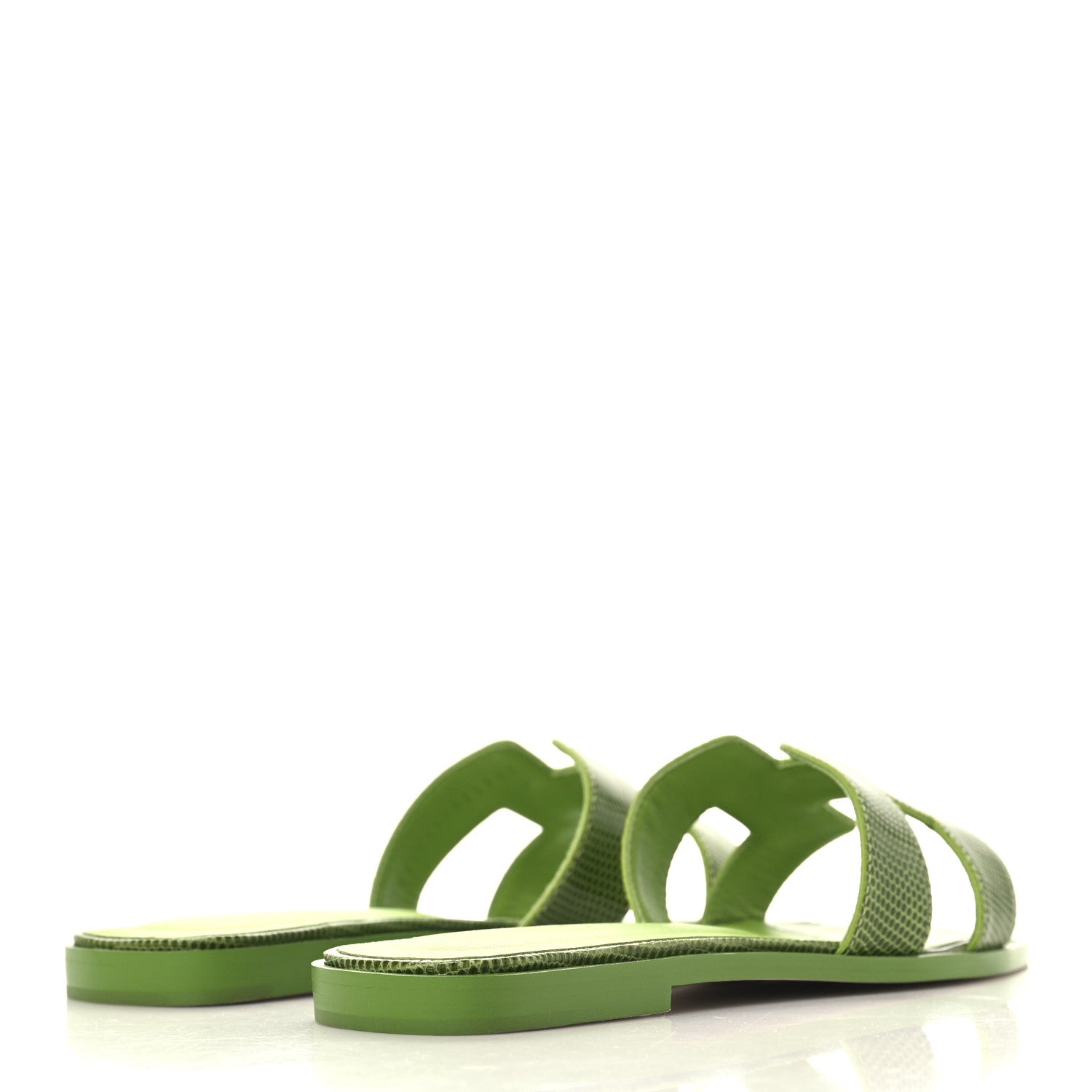 Lizard Oran Sandals 36.5 Vert Absinthe