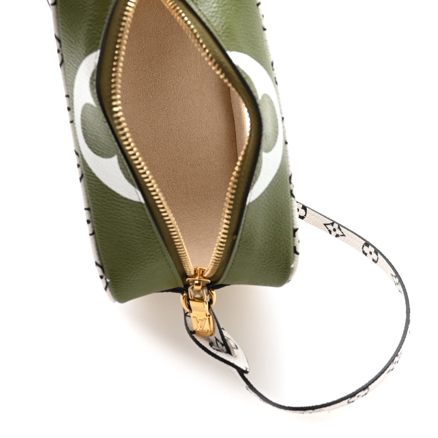 Monogram Giant Beach Pouch Kaki
