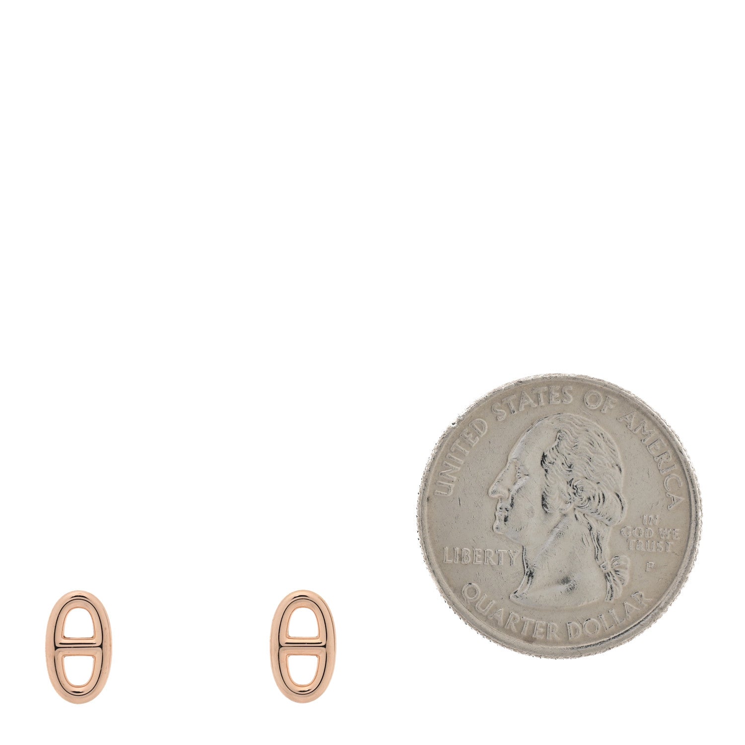 18K Rose Gold TPM Farandole Stud Earrings