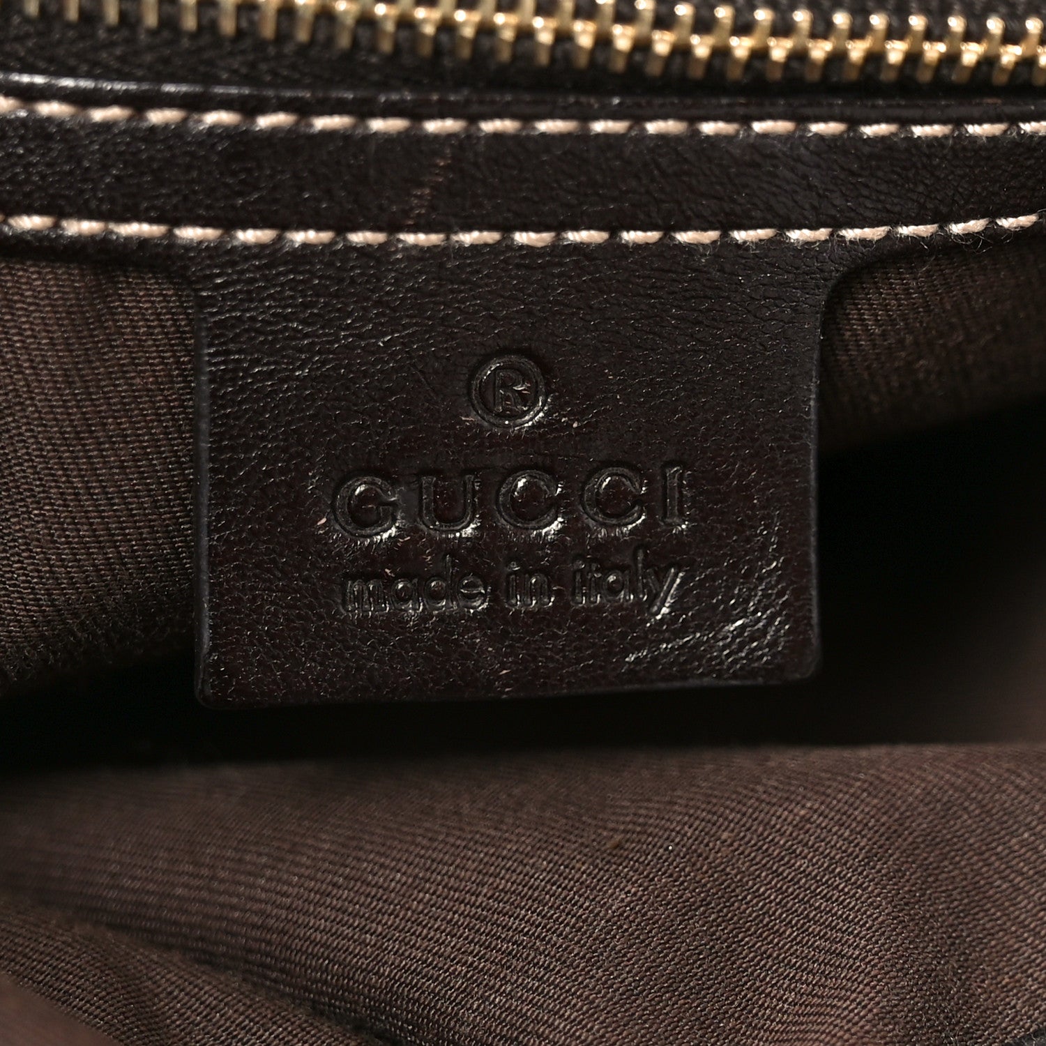 Monogram Studded Medium Pelham Shoulder Bag Dark Brown