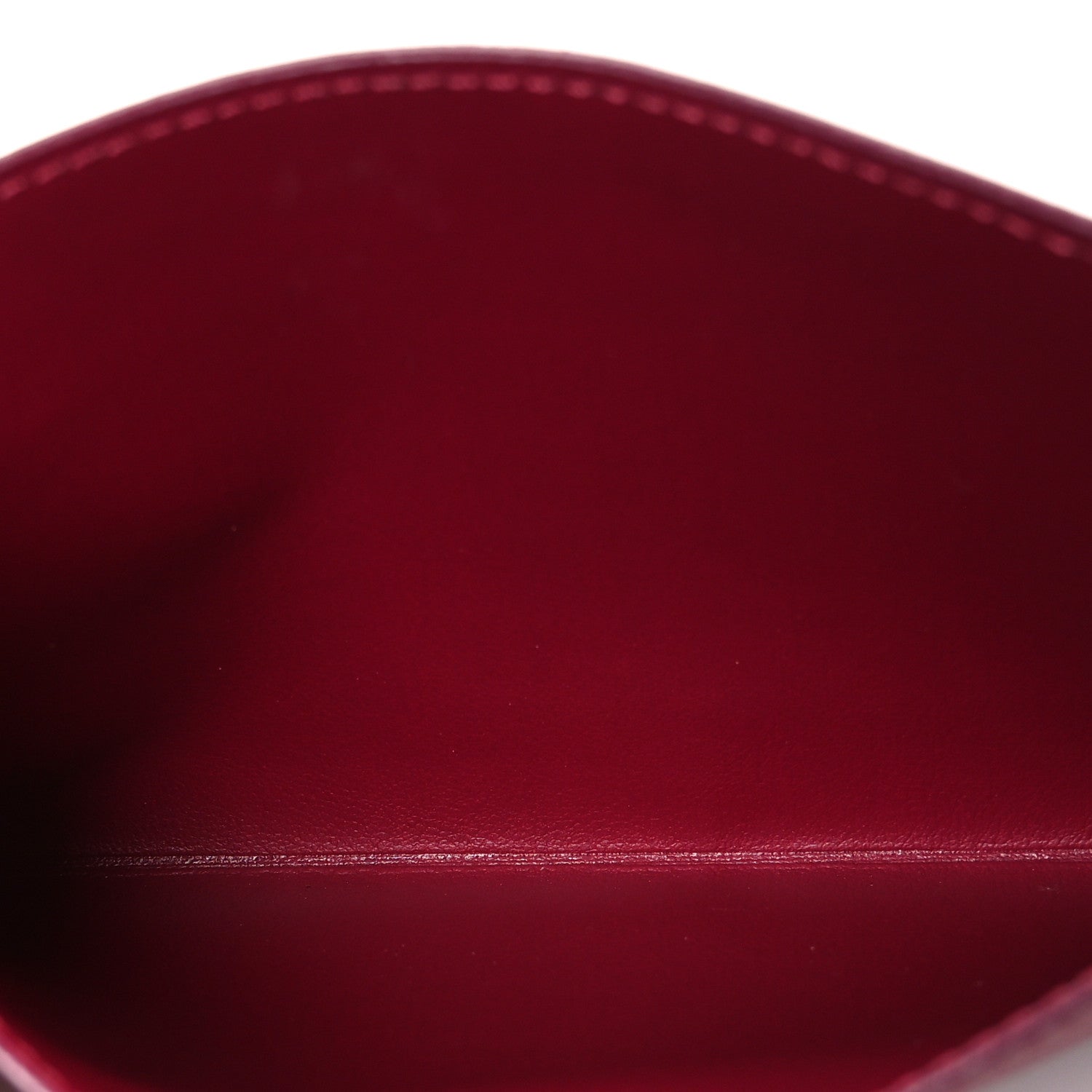 Calfskin Felicie Card Holder Insert Fuchsia