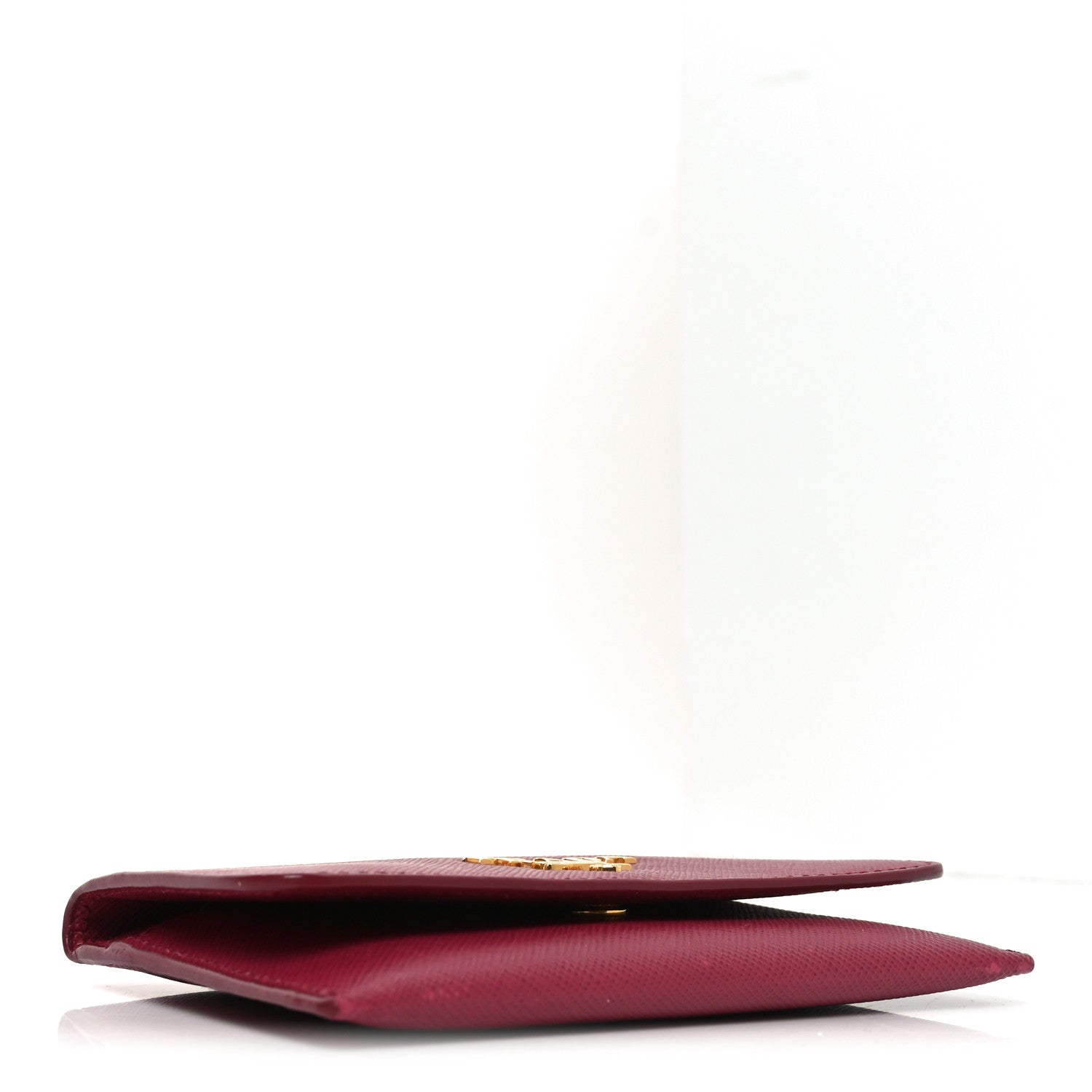 Saffiano Metal Flap Card Holder Ibisco