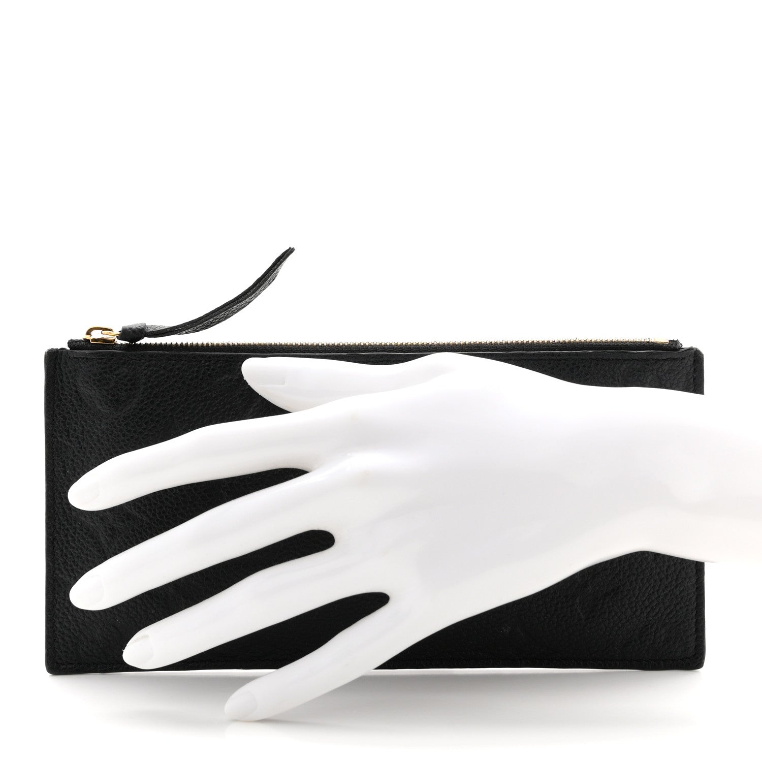 Empreinte Felicie Chain Wallet Zippered Insert Black