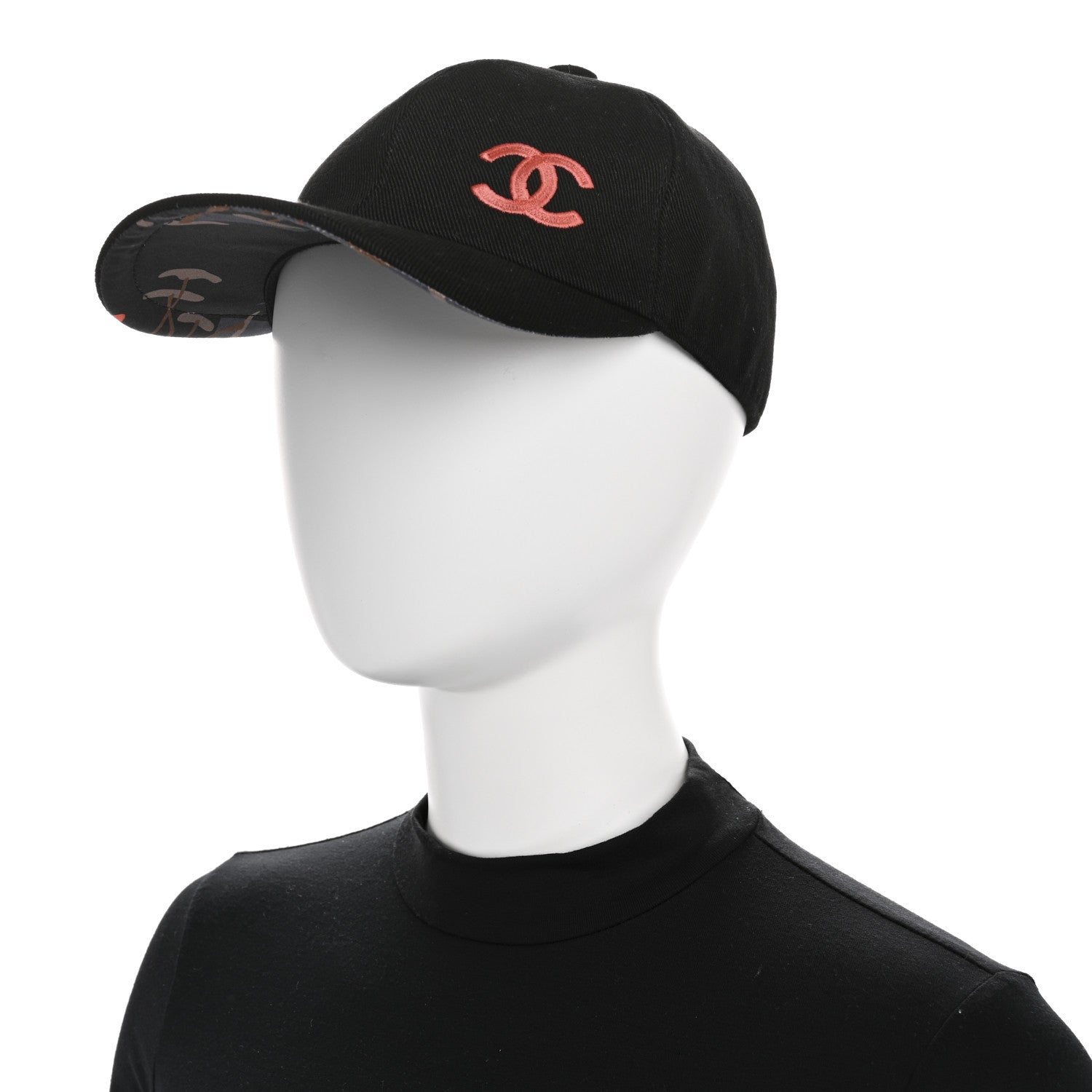 Cotton CC Cap Hat Black Coral