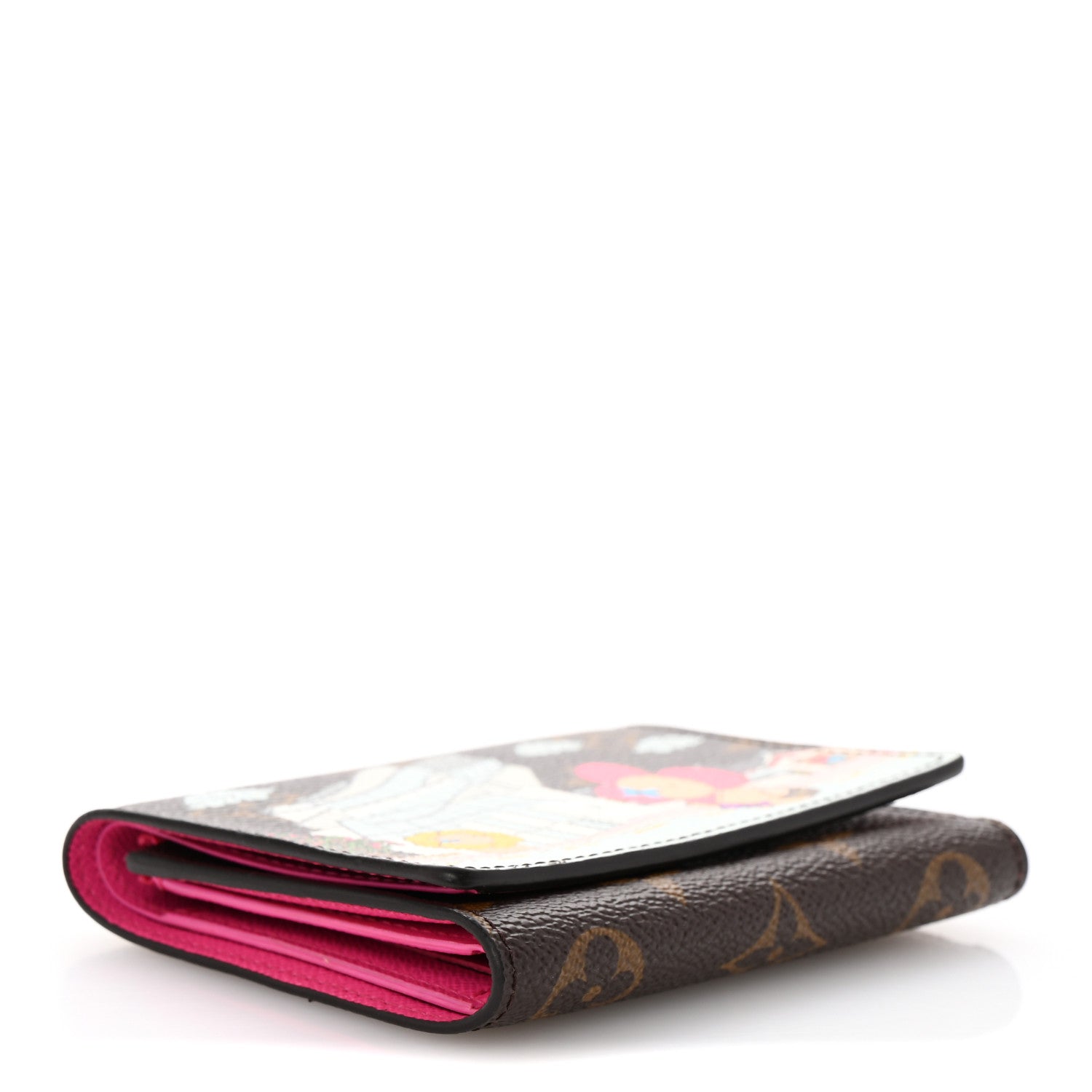 Monogram 2022 Christmas Animation Seoul Victorine Wallet Fuchsia