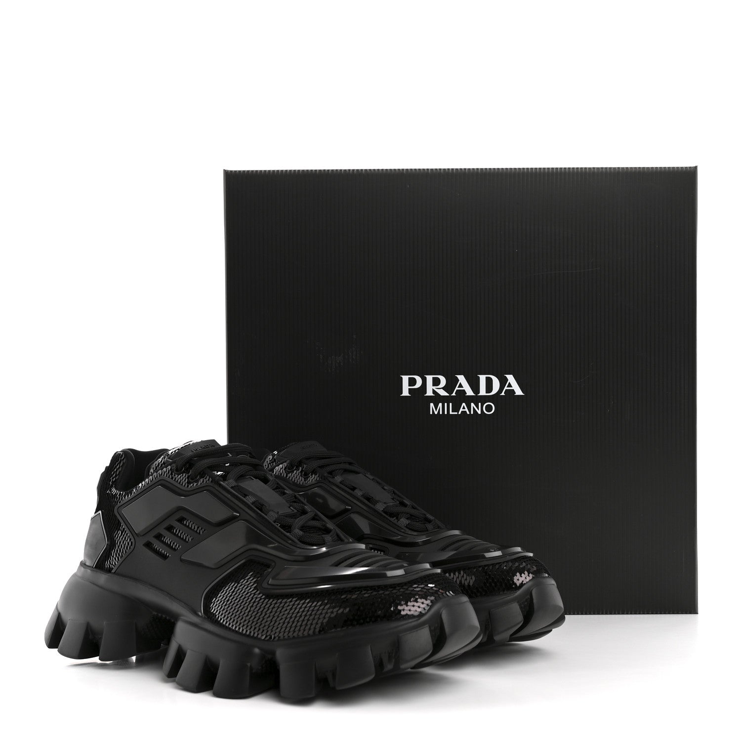 Sequin Cotton Rubber Mens Cloudbust Thunder Sneakers 9 Black