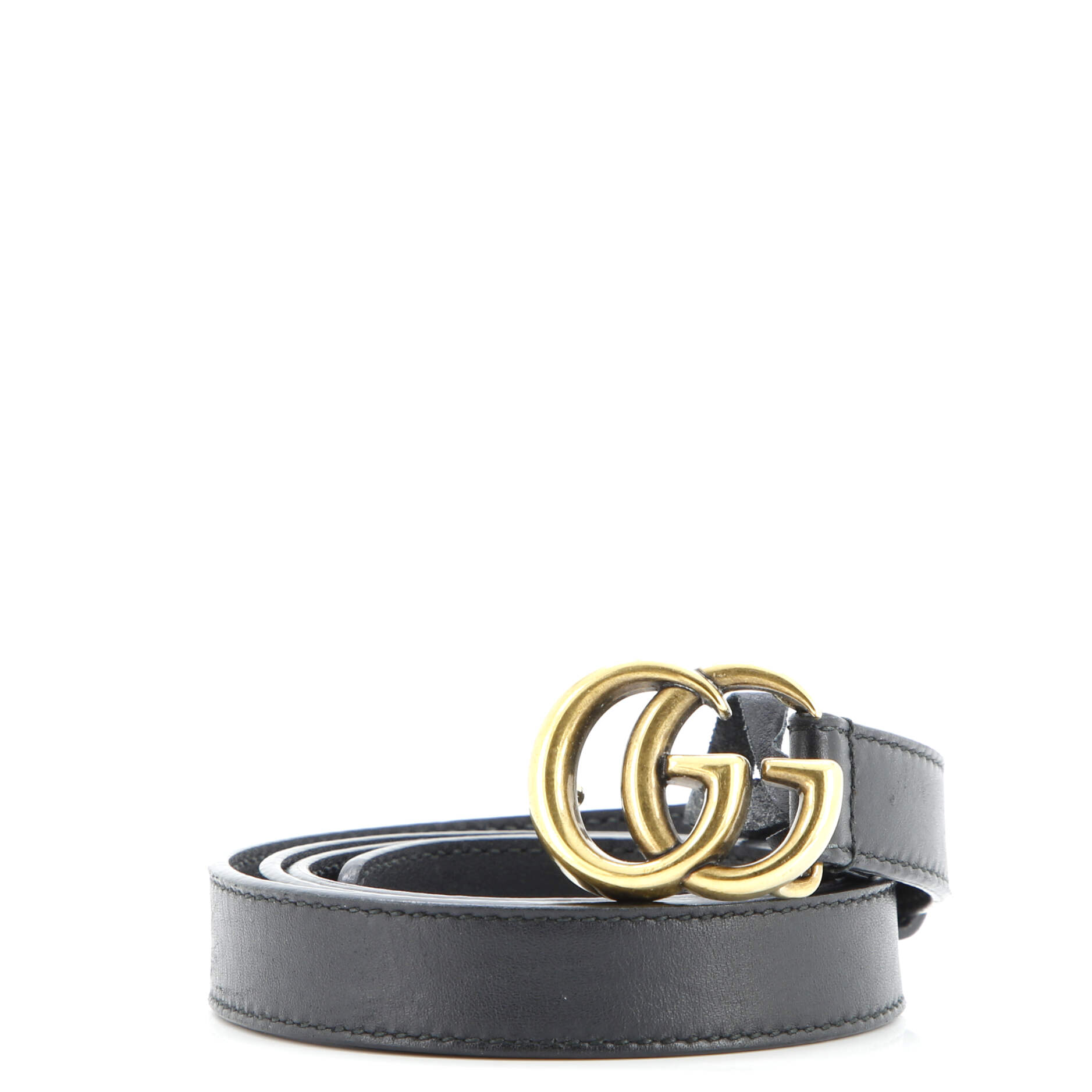 GG Marmont Belt Leather Thin