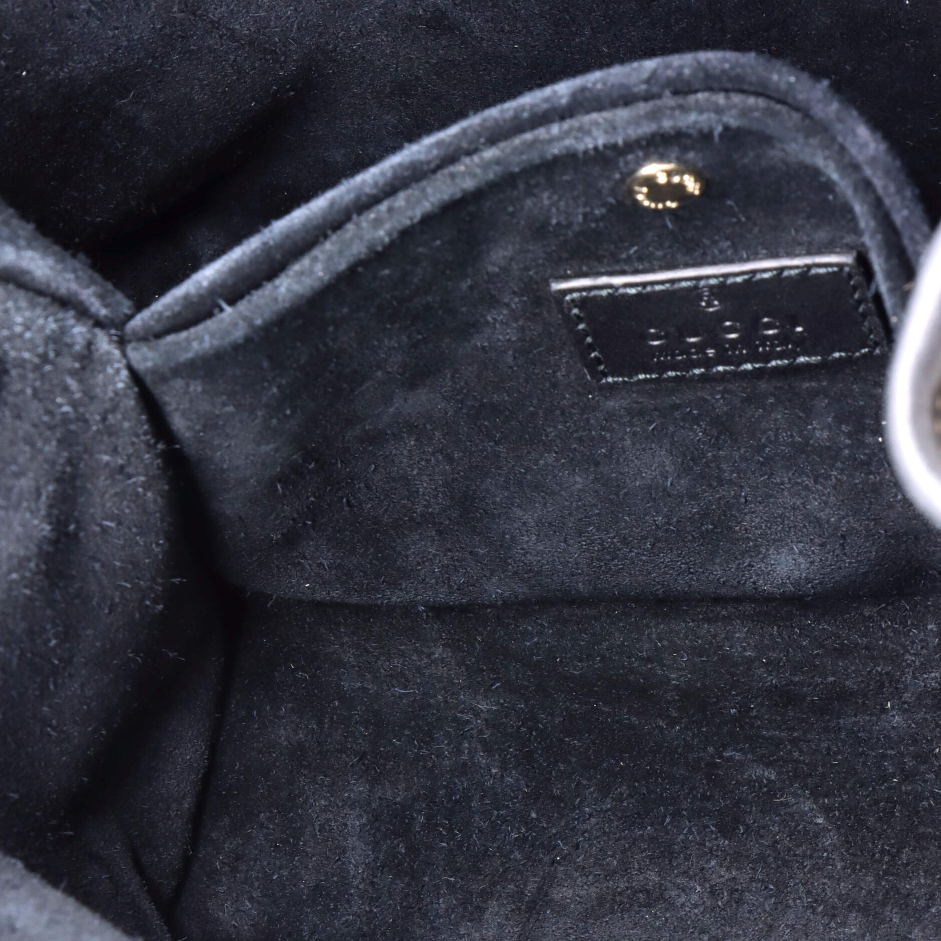 Emblem Bucket Bag Leather Small