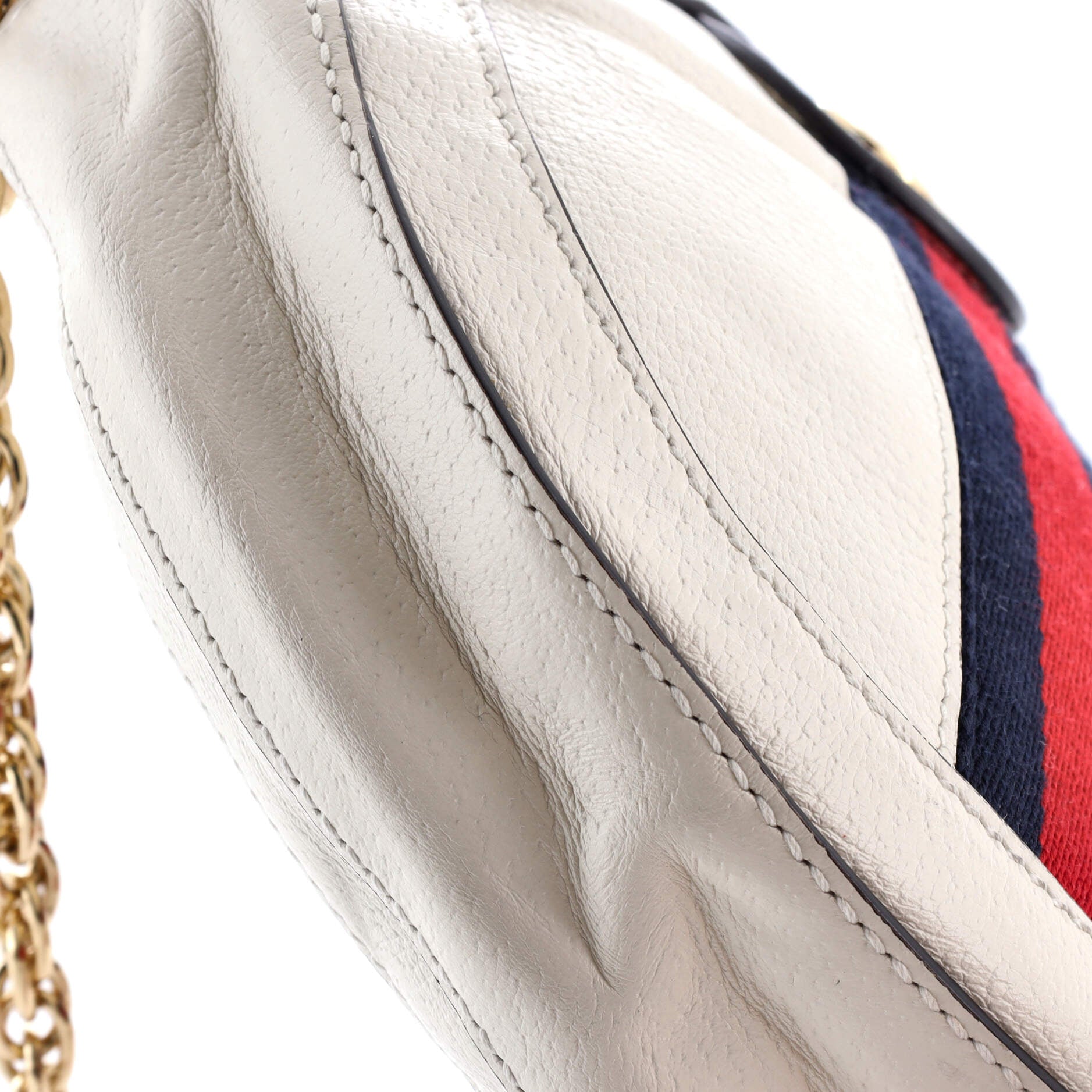 Ophidia Round Shoulder Bag Leather Mini