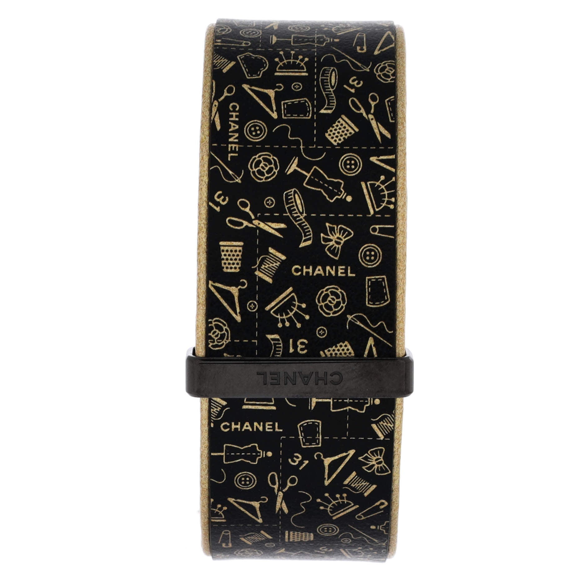 Code Coco Quartz Watch Stainless Steel with Diamond and Printed Leather 25