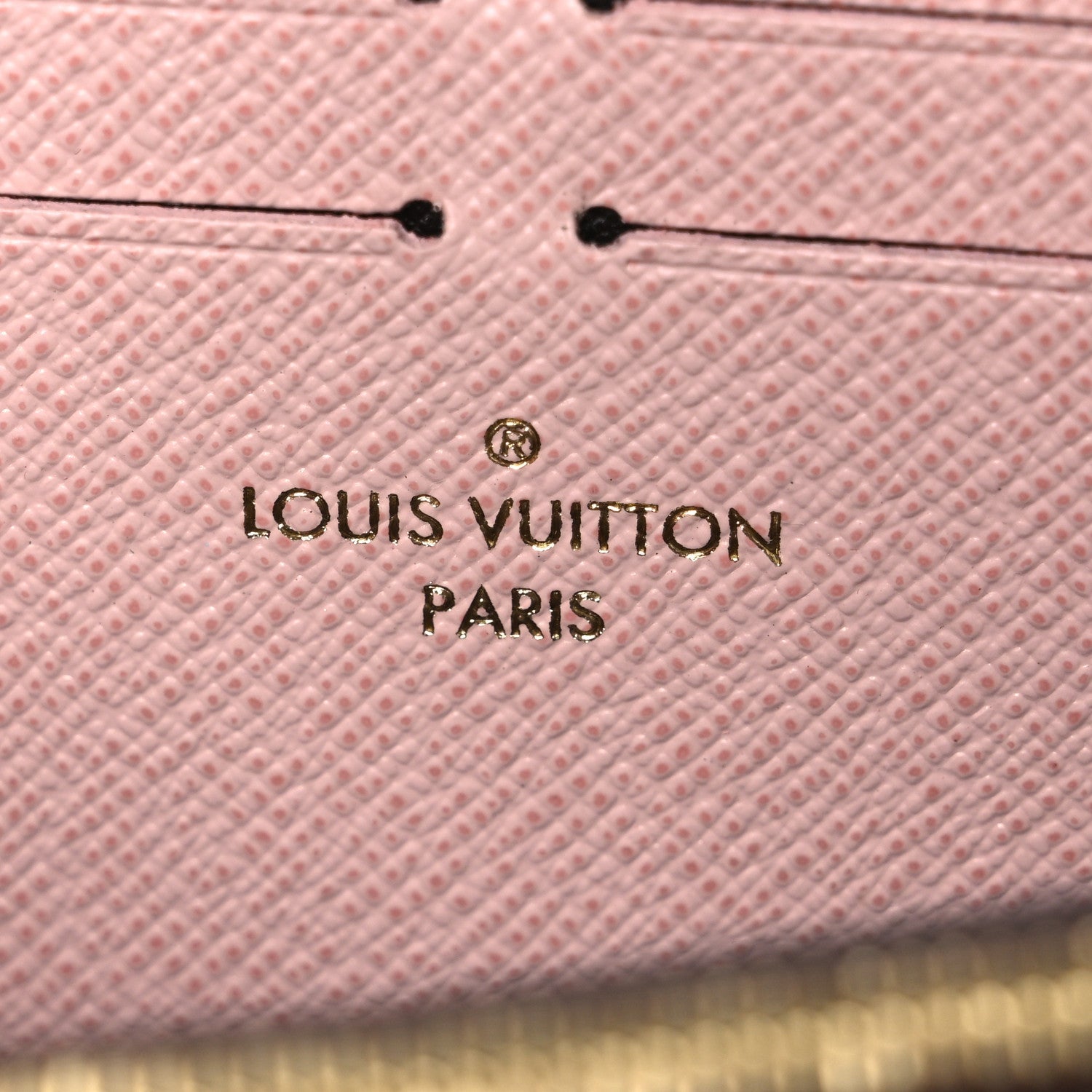 Monogram Clemence Wallet Rose Ballerine