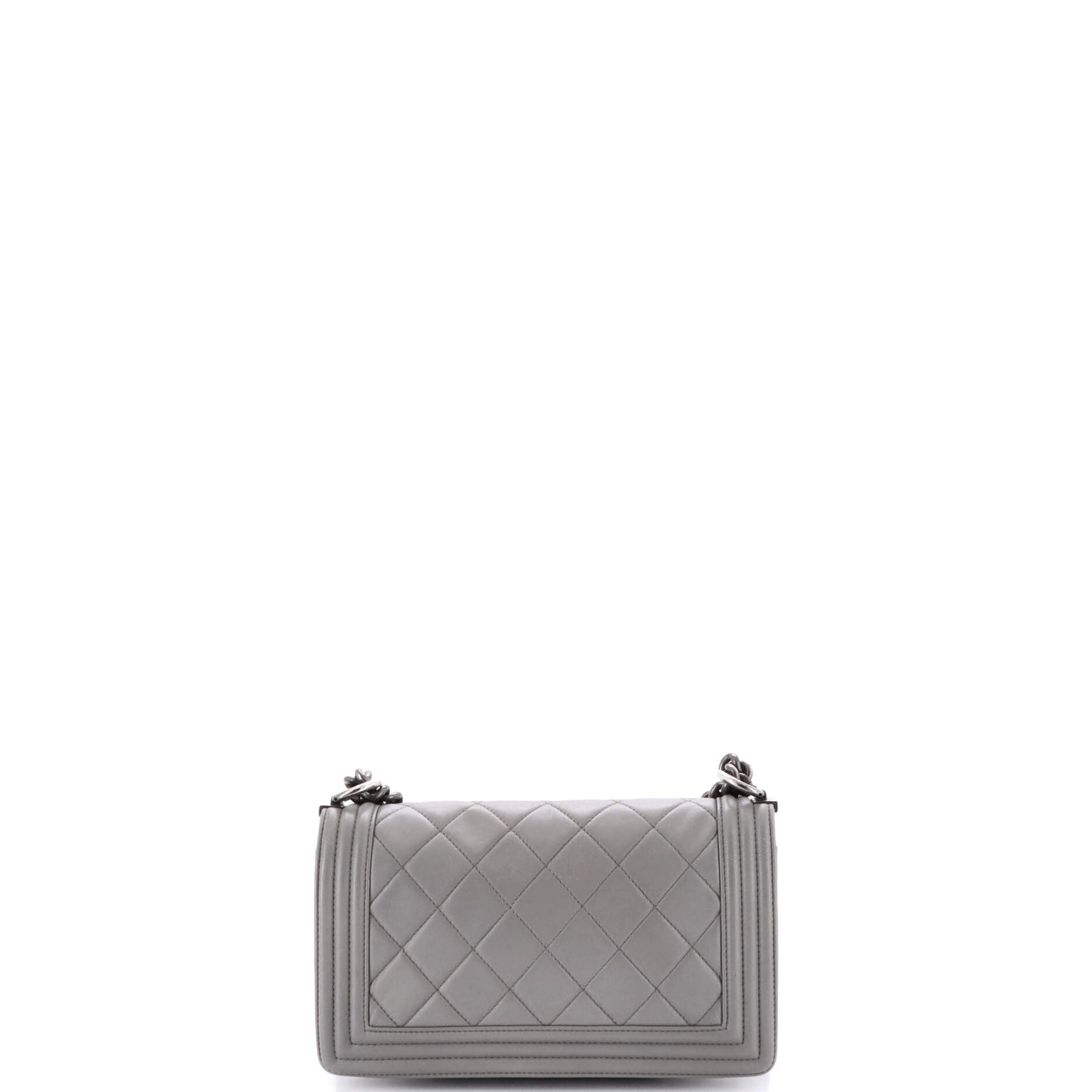 Boy Flap Bag Quilted Lambskin Old Medium