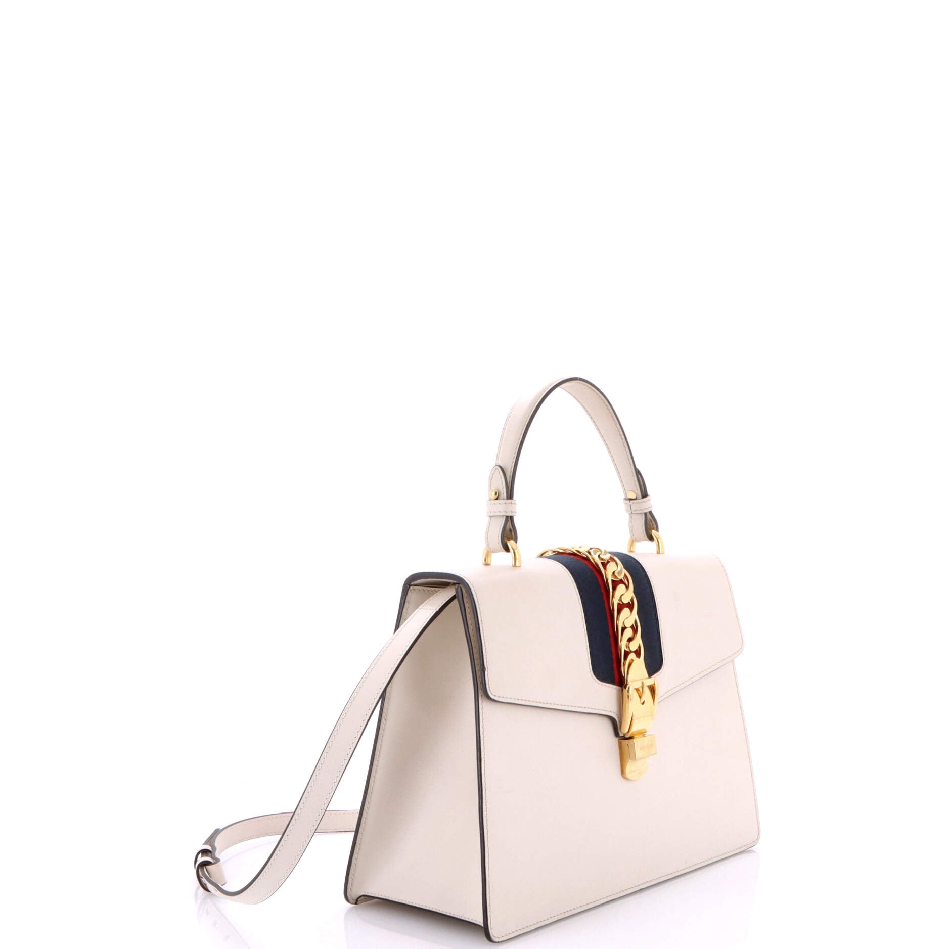 Sylvie Top Handle Bag Leather Medium