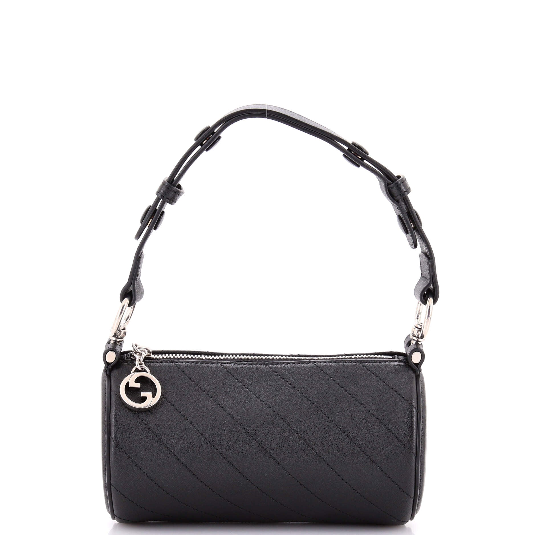 Blondie Shoulder Bag Diagonal Quilted Leather Mini
