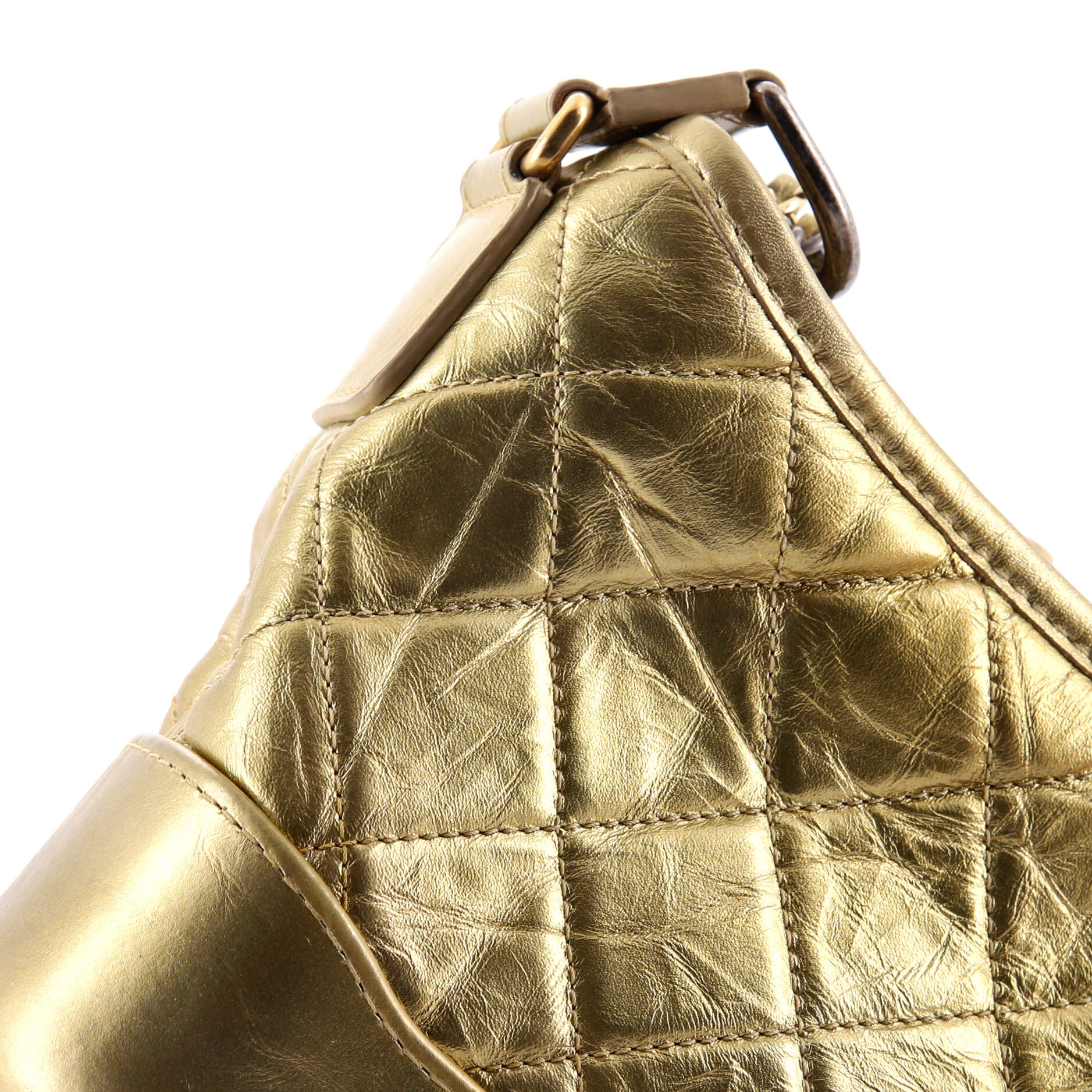 Gabrielle Hobo Quilted Aged Calfskin Small