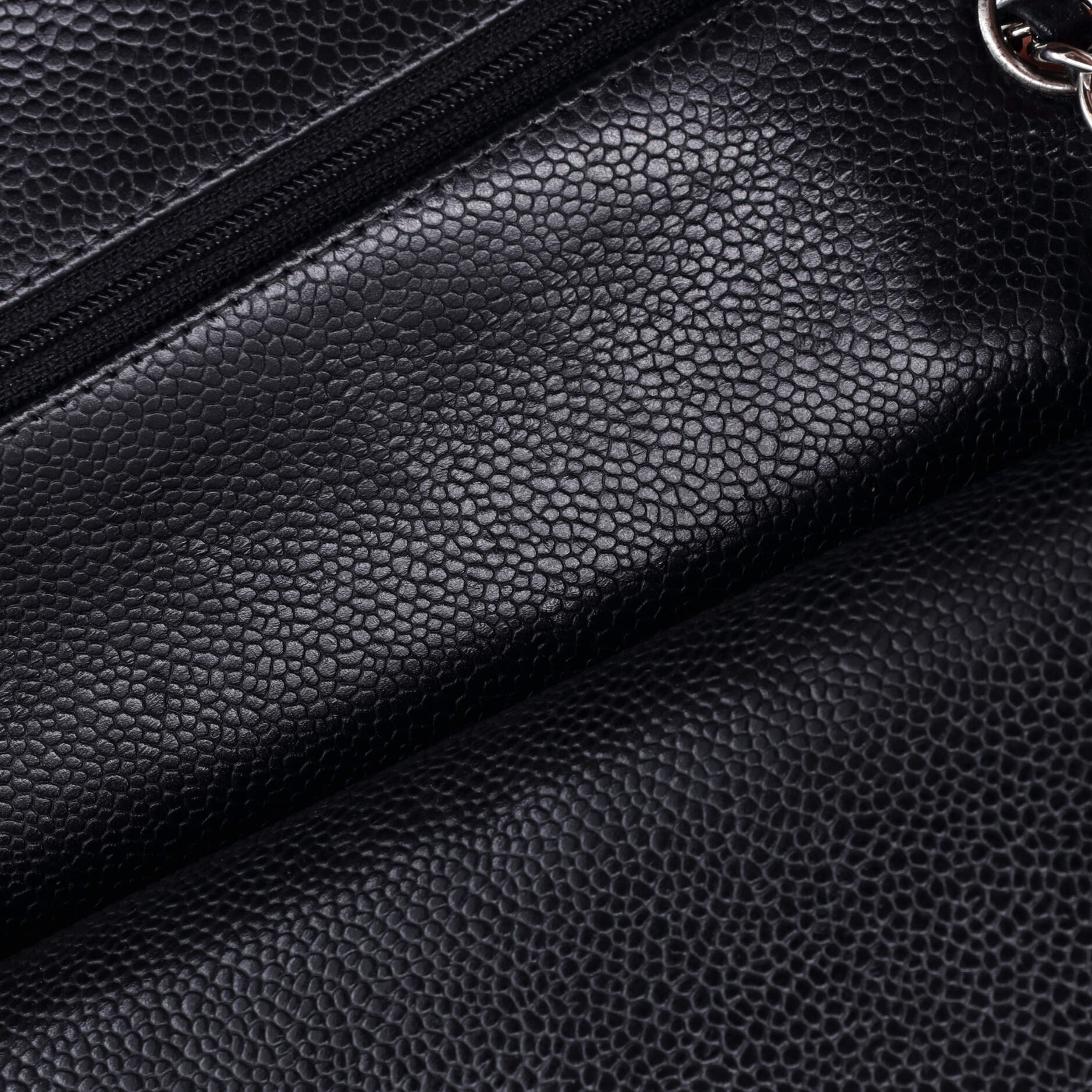Vintage Classic Double Flap Bag Quilted Caviar Medium