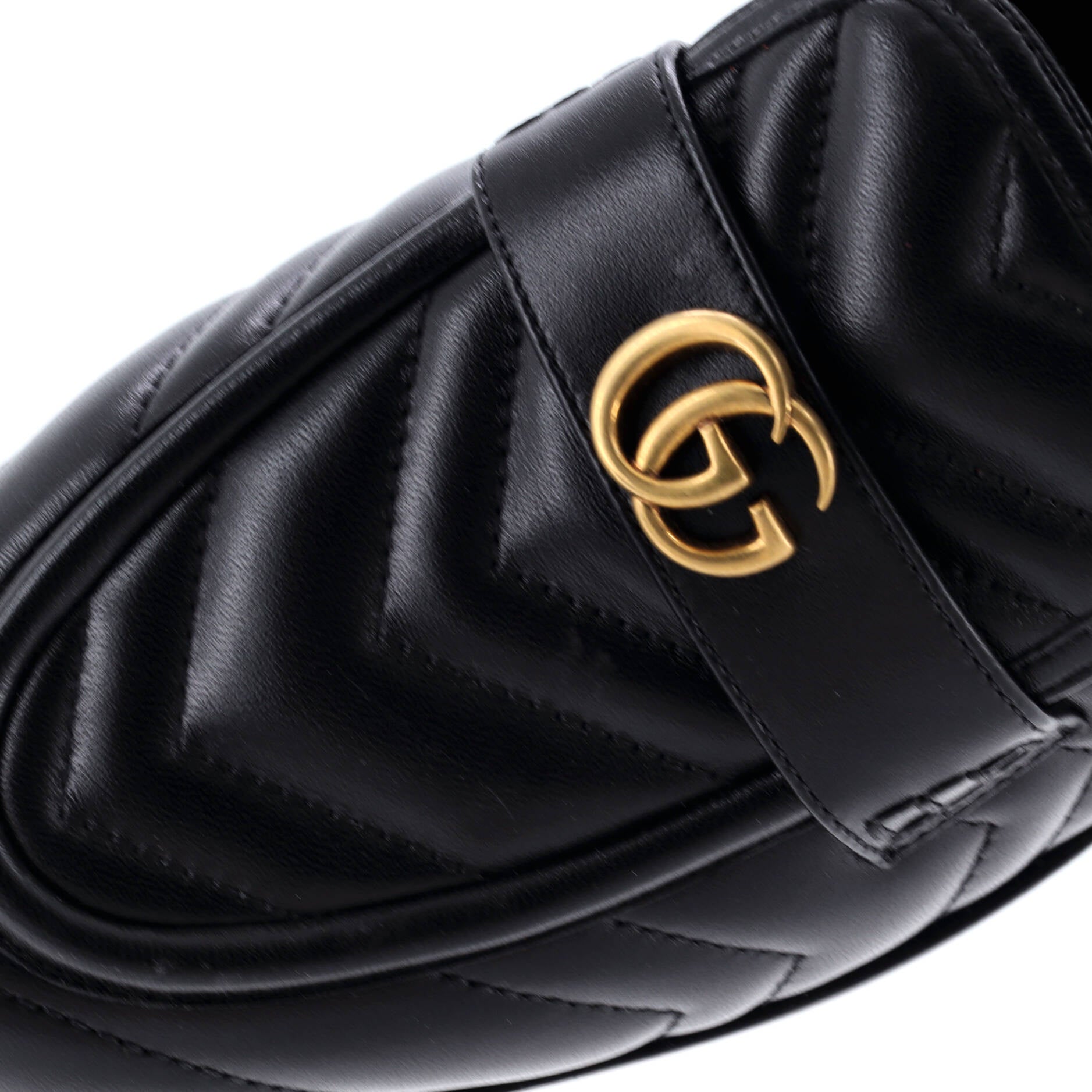 Women's GG Marmont Loafers Matelasse Leather