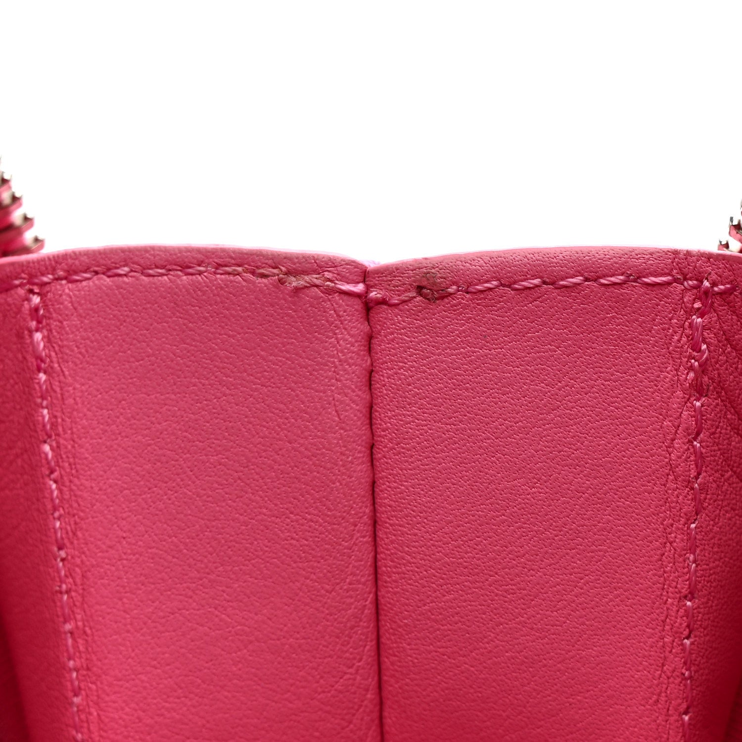 Patent Round As Earth Evening Bag Pink