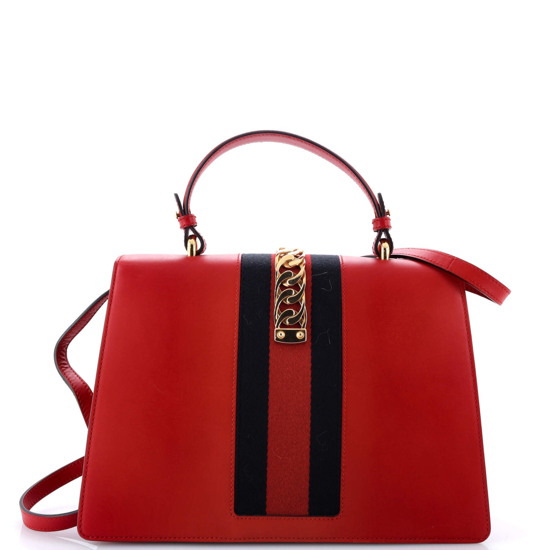 Sylvie Top Handle Bag Leather Medium