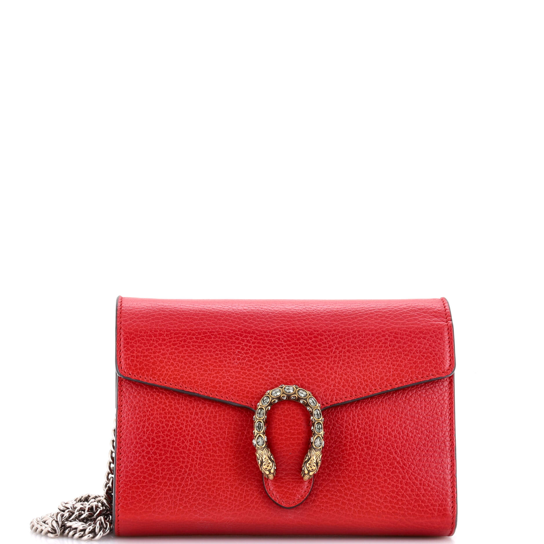Dionysus Chain Wallet Leather with Embellished Detail Small