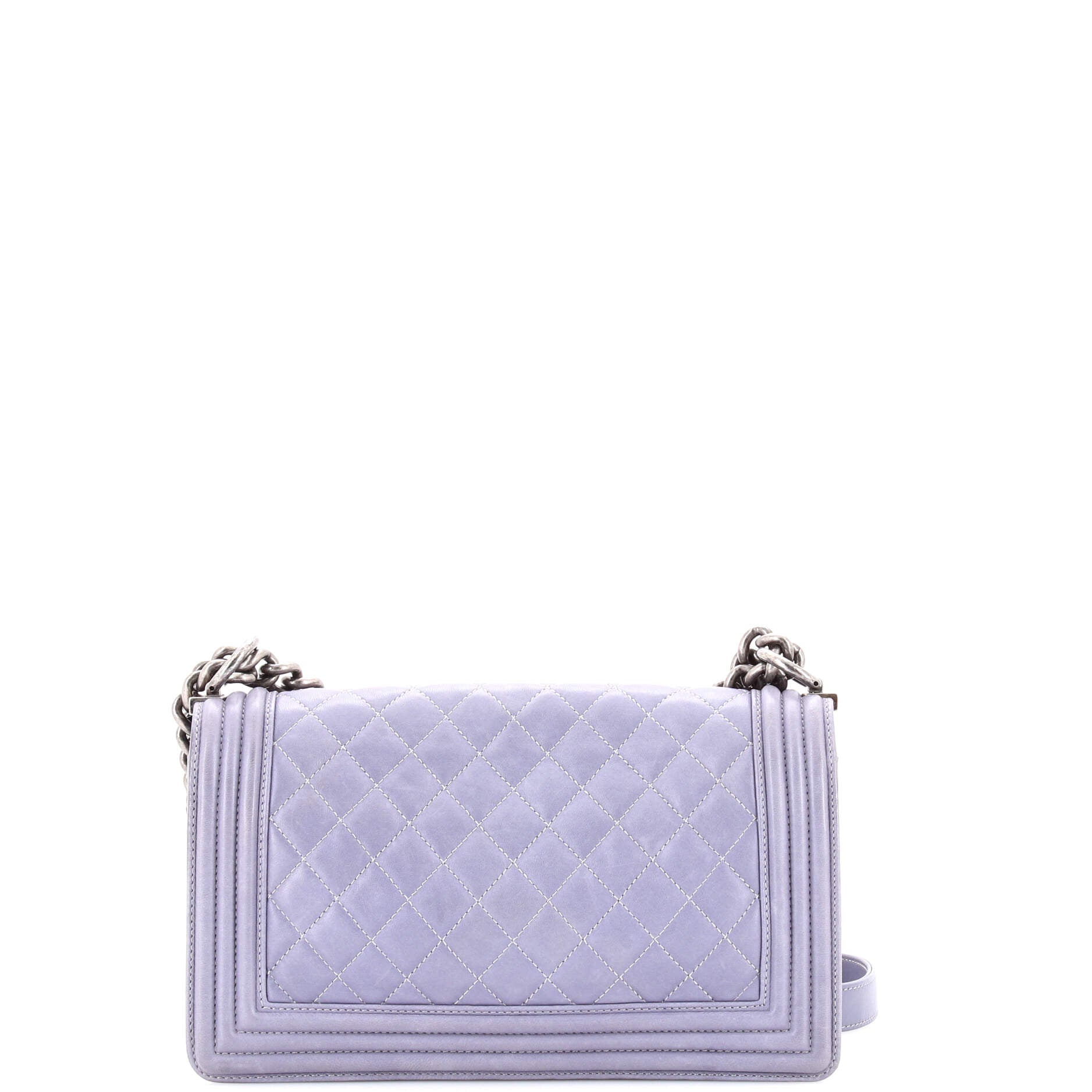 Boy Flap Bag Quilted Lambskin Old Medium