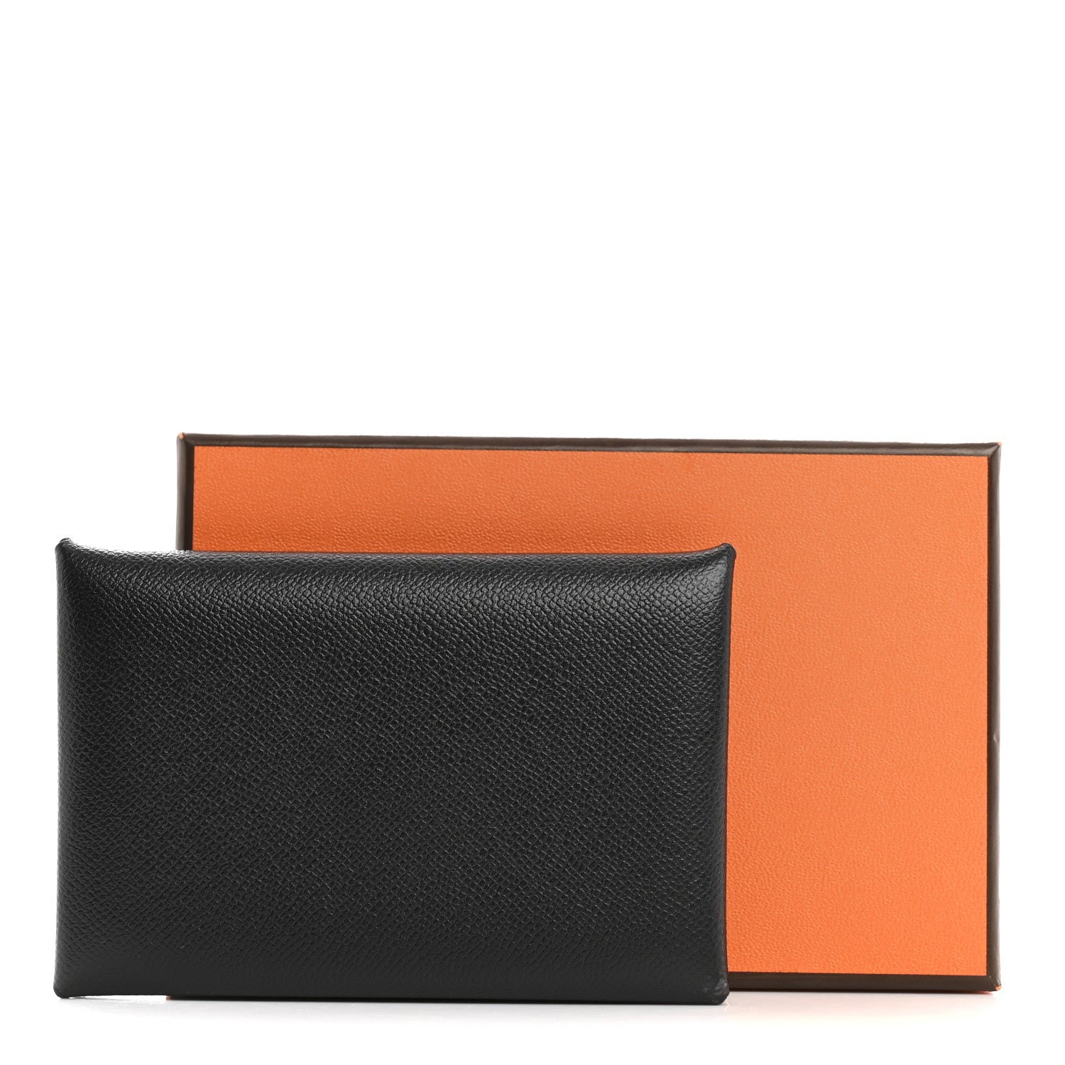 Madam Calfskin Calvi Card Case Black