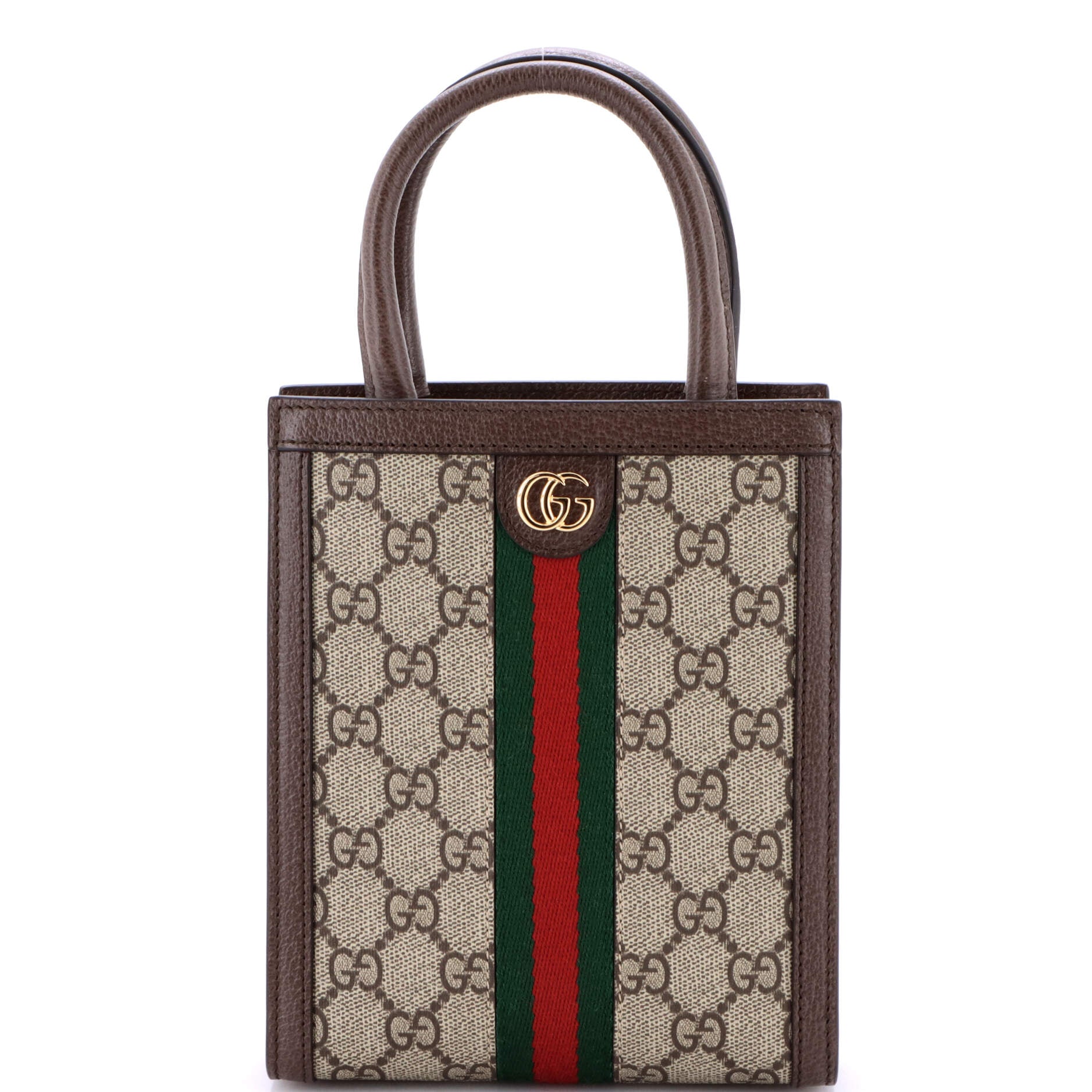 Ophidia Convertible Tote GG Coated Canvas Super Mini