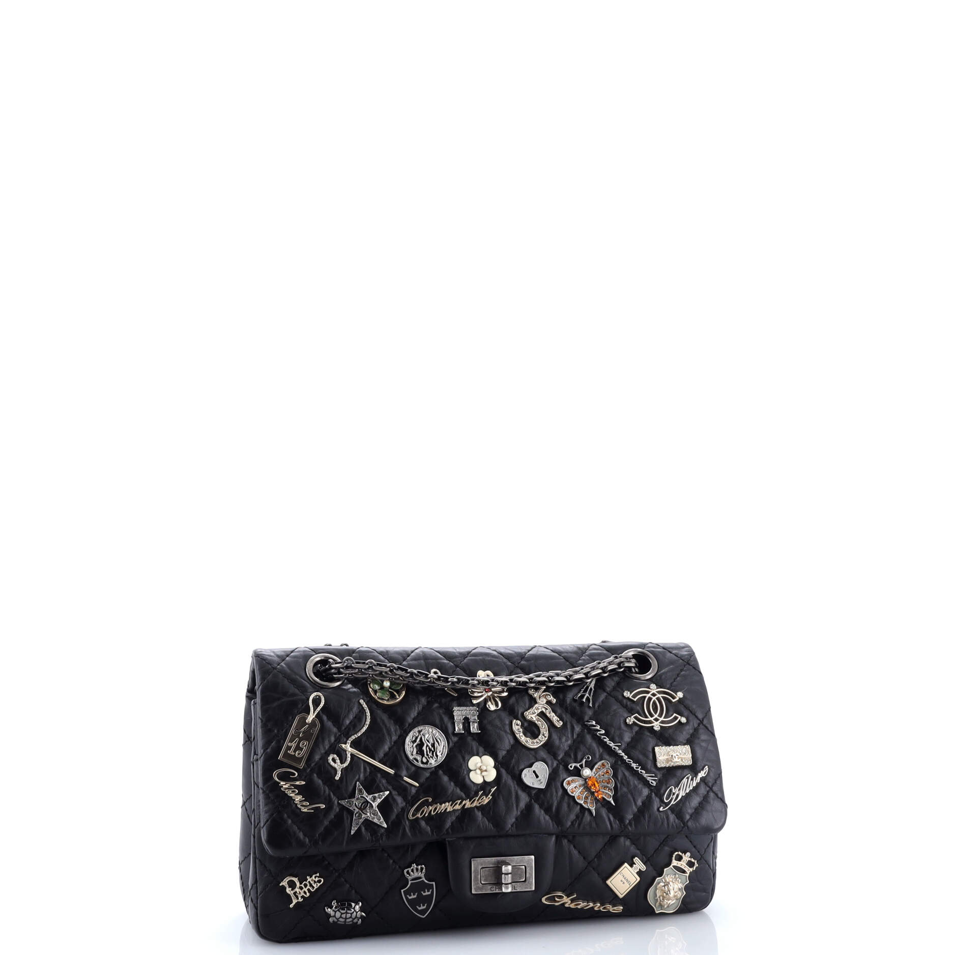 Lucky Charms Reissue 2.55 Flap Bag Quilted Aged Calfskin 225
