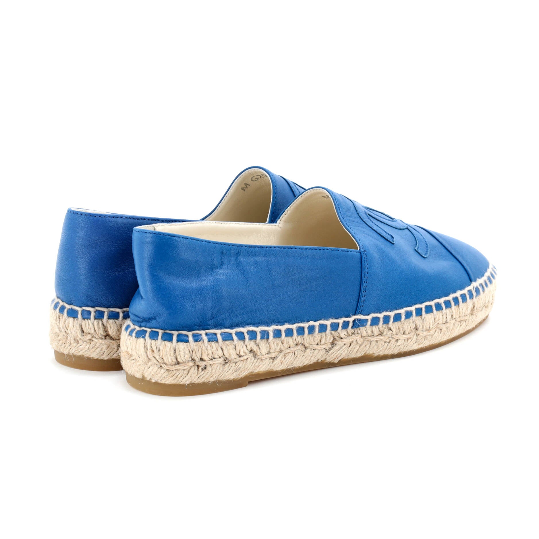 Women's CC Cap Toe Espadrilles Leather