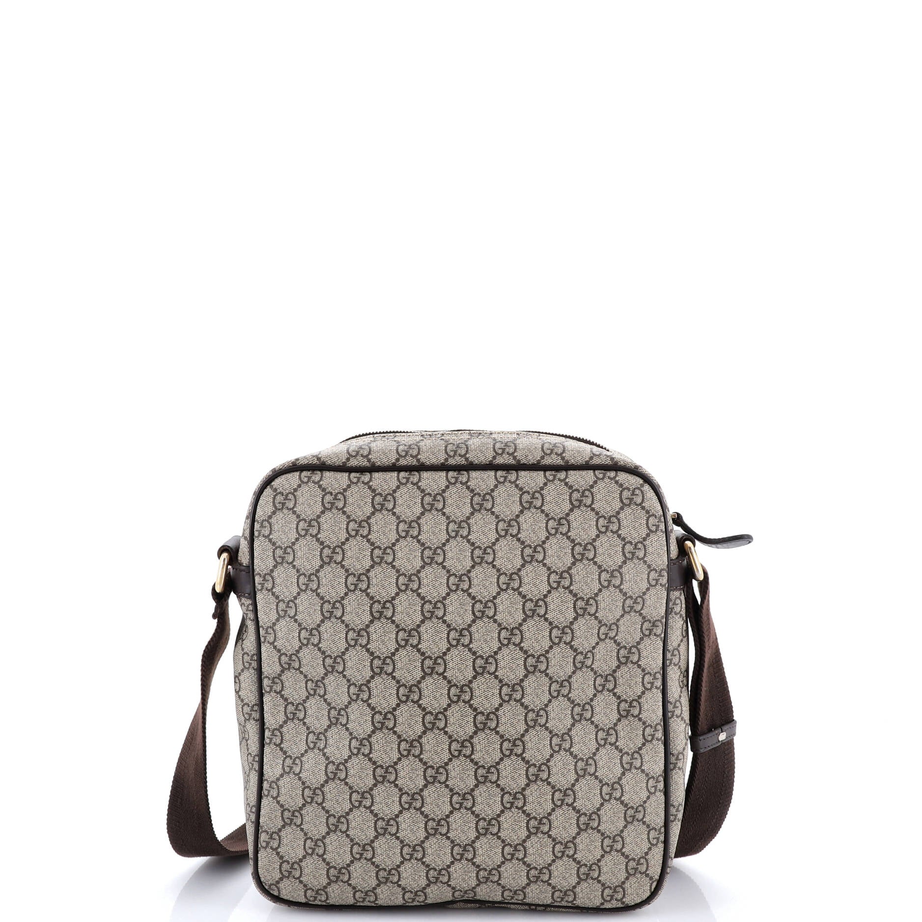 Front Zip Messenger GG Coated Canvas Medium