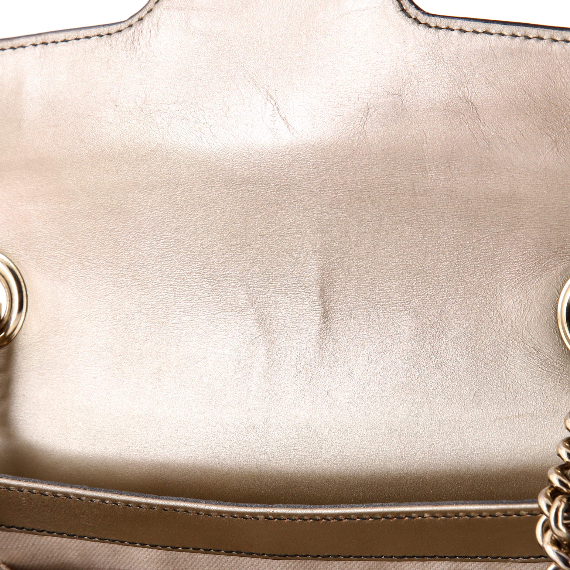 Emily Chain Flap Bag Guccissima Leather Medium