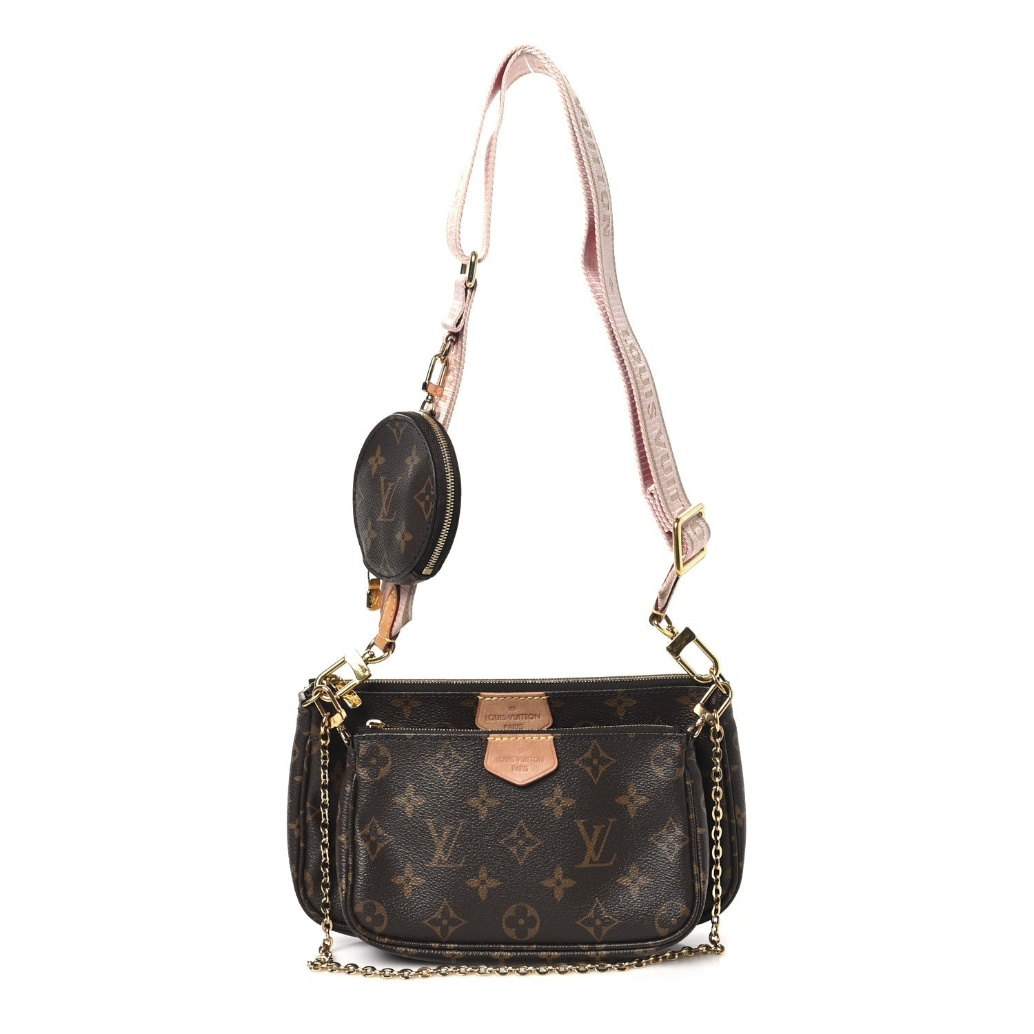 Monogram Multi Pochette Accessories Rose Clair