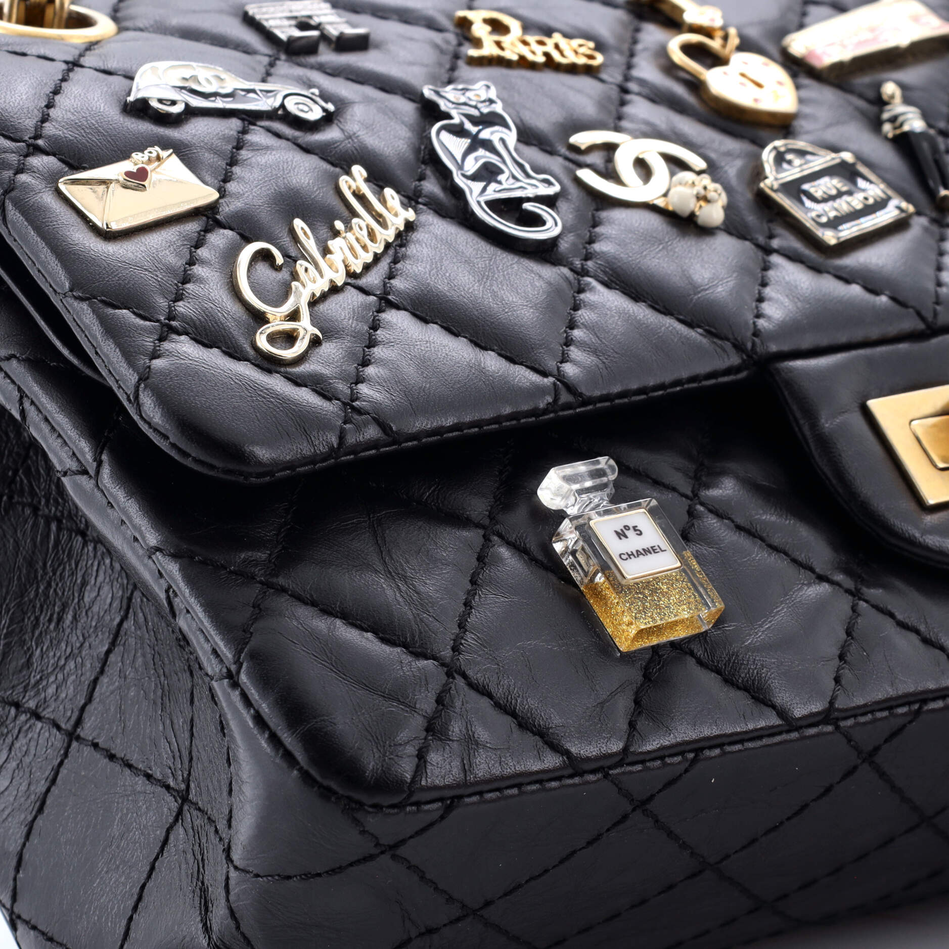 Lucky Charms Reissue 2.55 Flap Bag Quilted Aged Calfskin 225