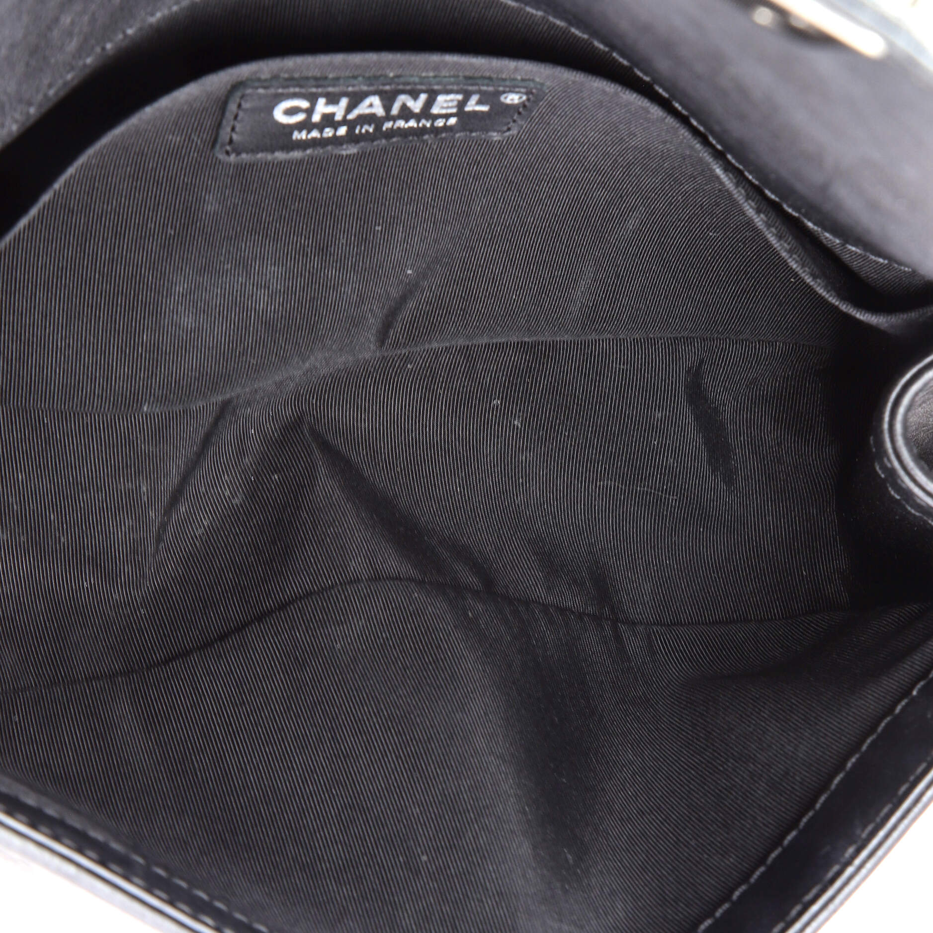 Chain Handle Boy Flap Bag Quilted Calfskin Old Medium