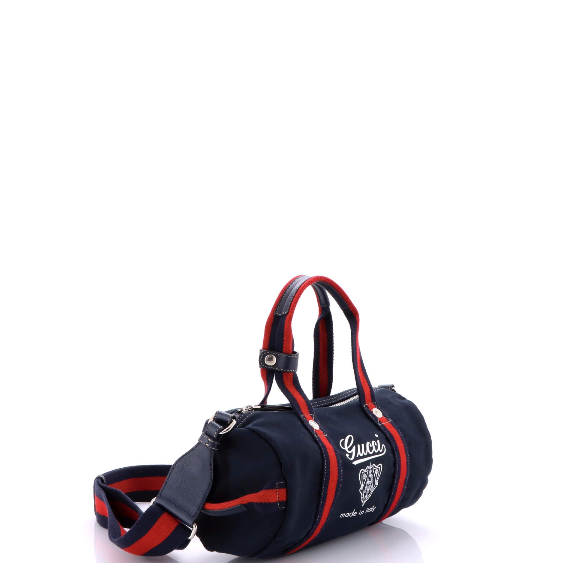 Crest Duffle Printed Canvas Small