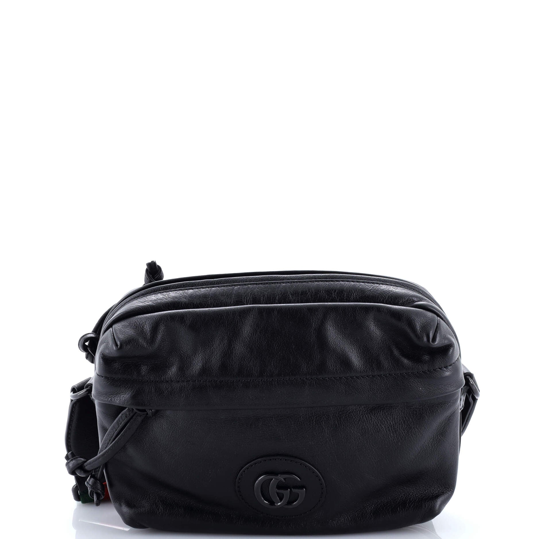 Tonal Double G Shoulder Bag Leather