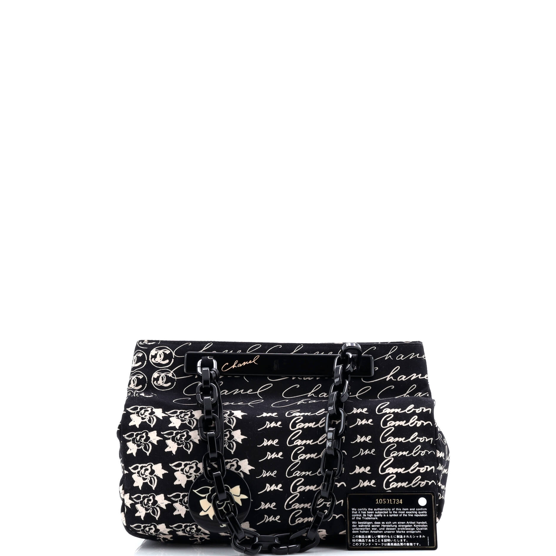 Resin Tote Printed Canvas
