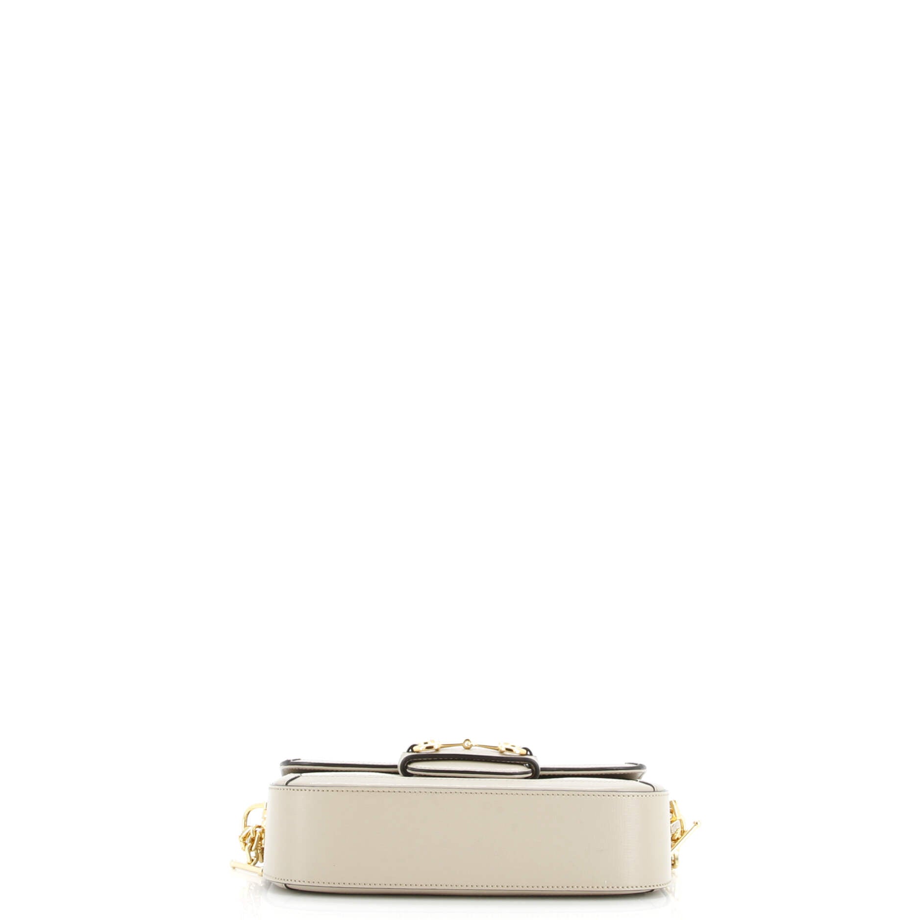 Horsebit 1955 Shoulder Bag GG Coated Canvas with Leather East West