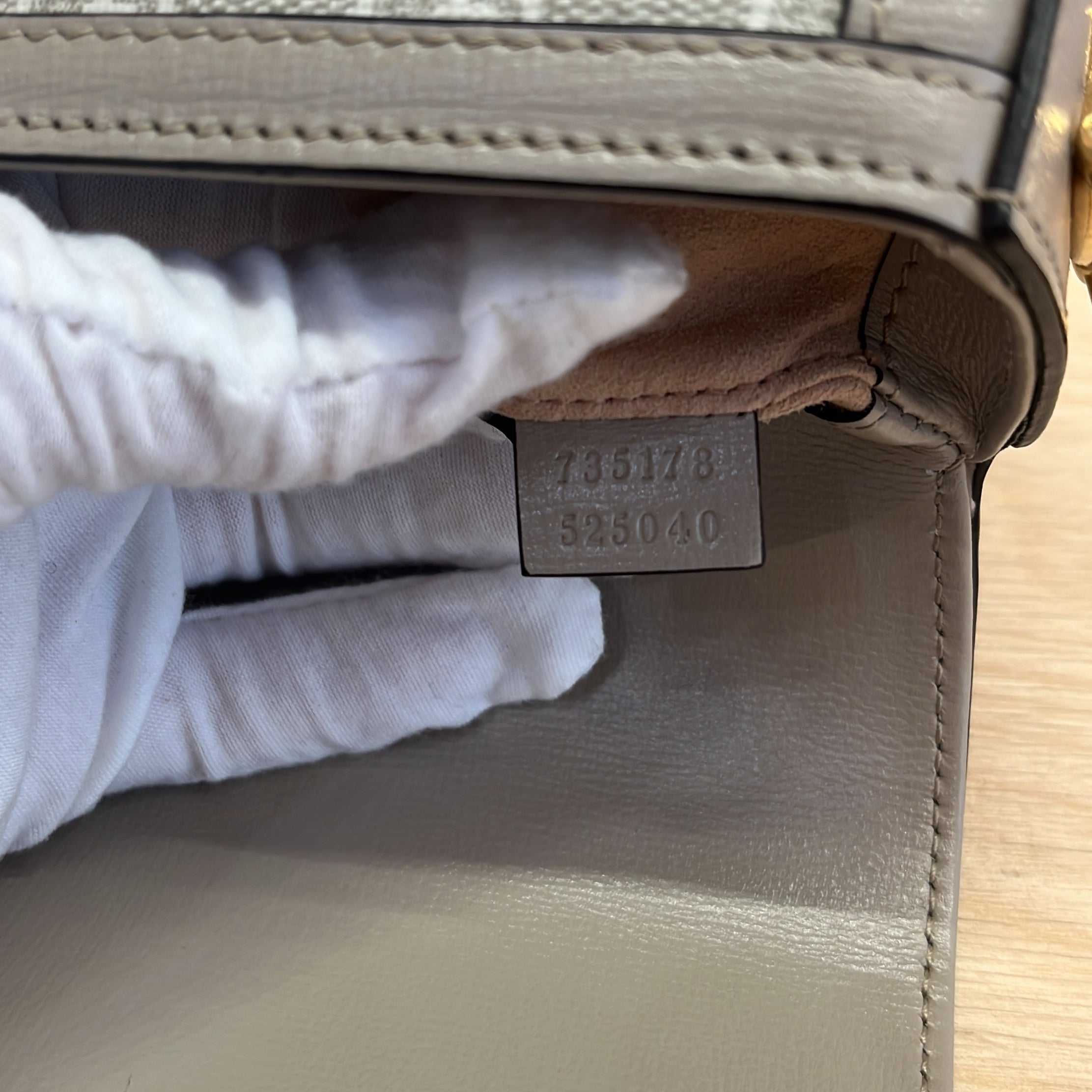 Horsebit 1955 Shoulder Bag GG Coated Canvas with Leather East West