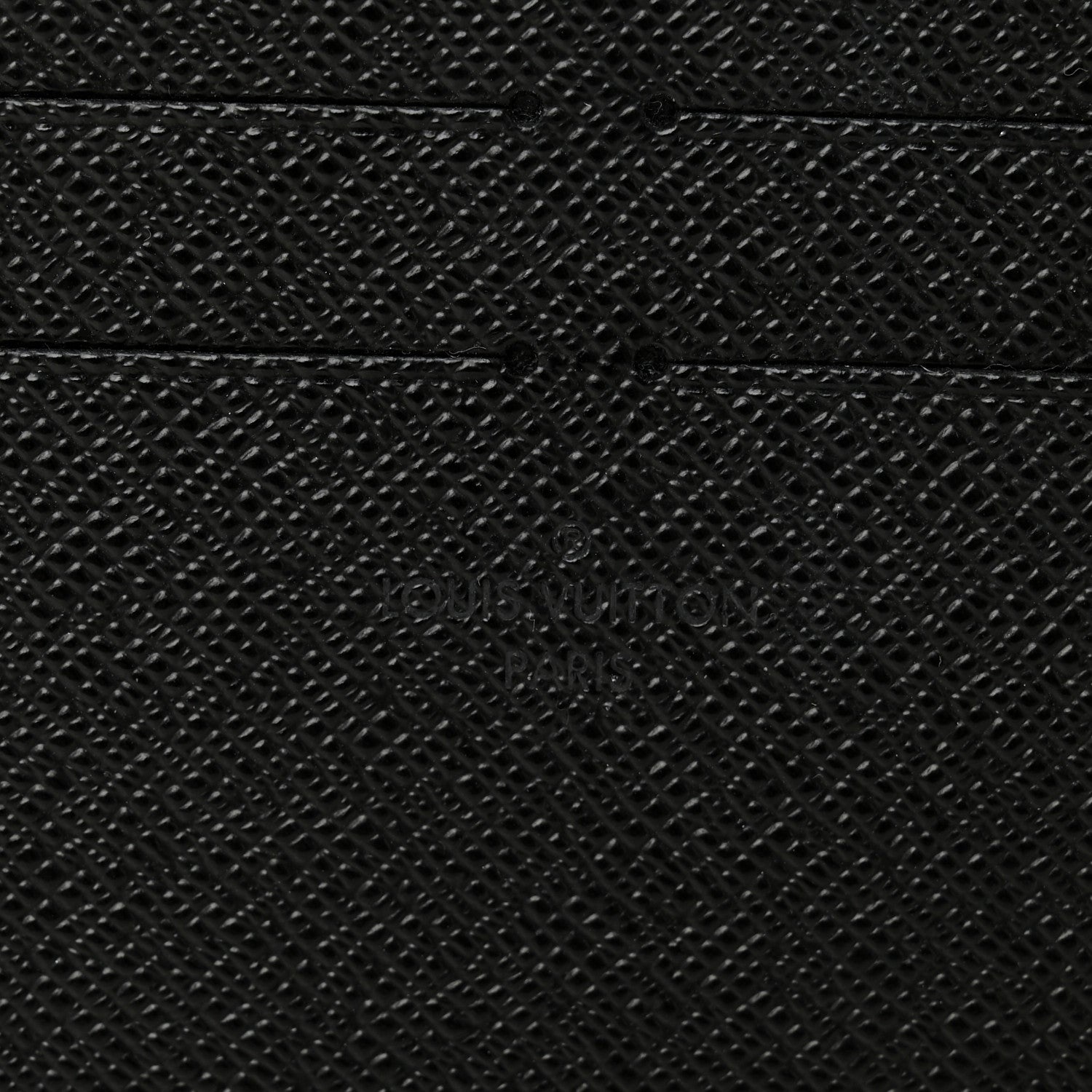 Calfskin Felicie Chain Wallet Card Holder Insert Black