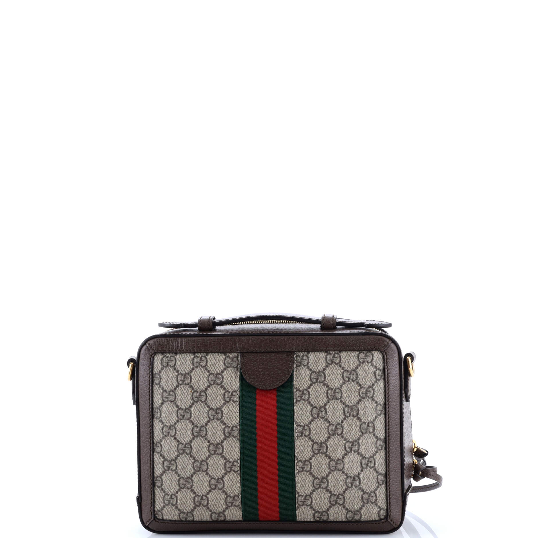 Ophidia Zip Around Camera Bag GG Coated Canvas Small
