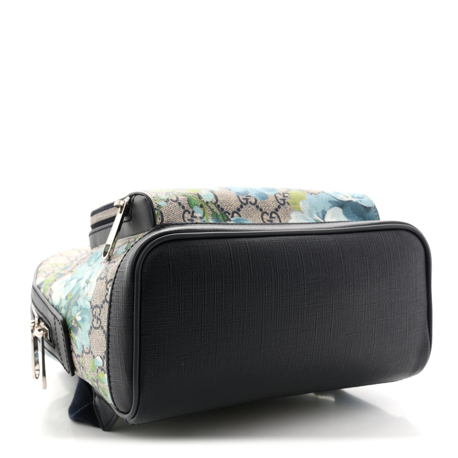 GG Supreme Monogram Blooms Small Day Backpack Blue